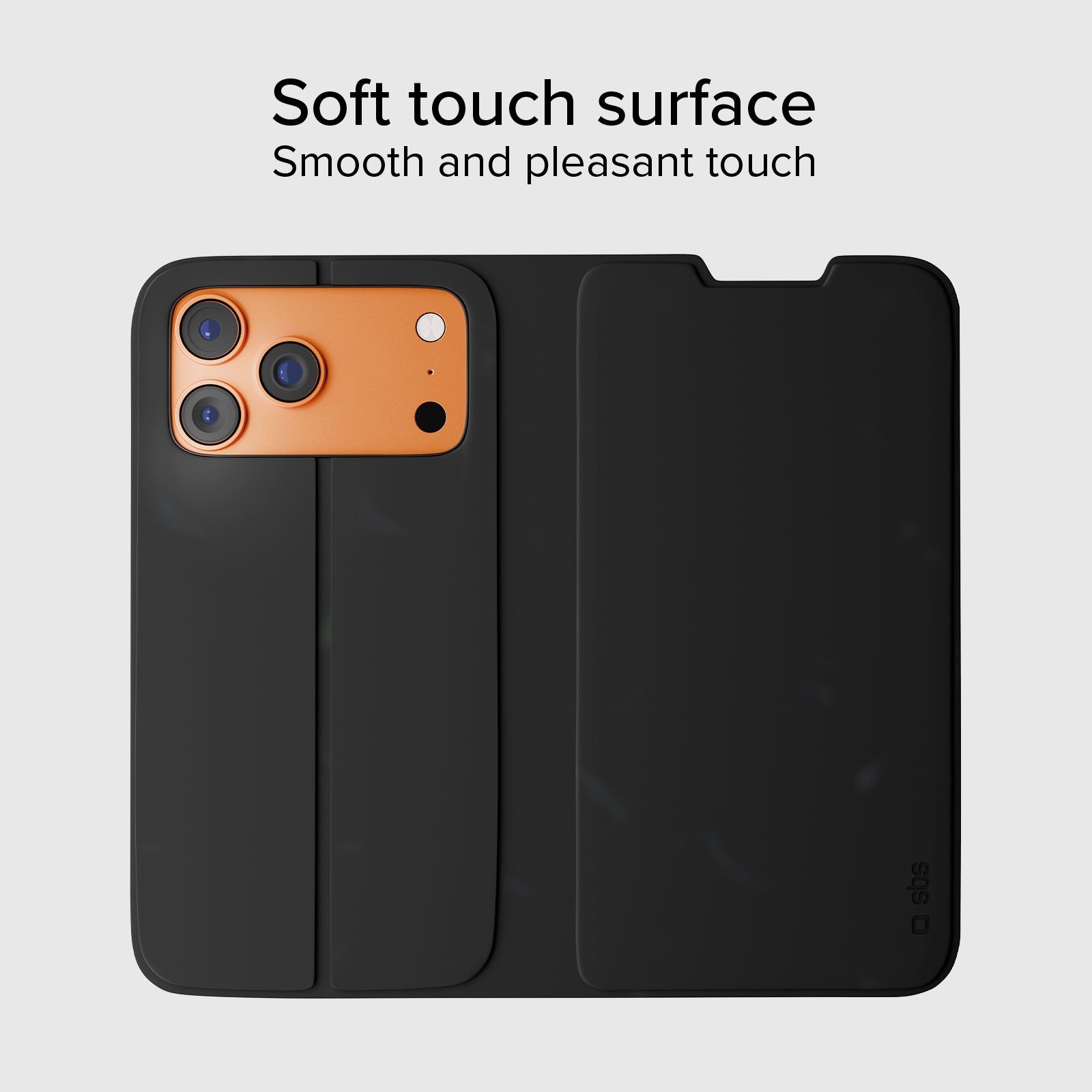 Custodia a libro con supporto stand per iPhone 17 Pro