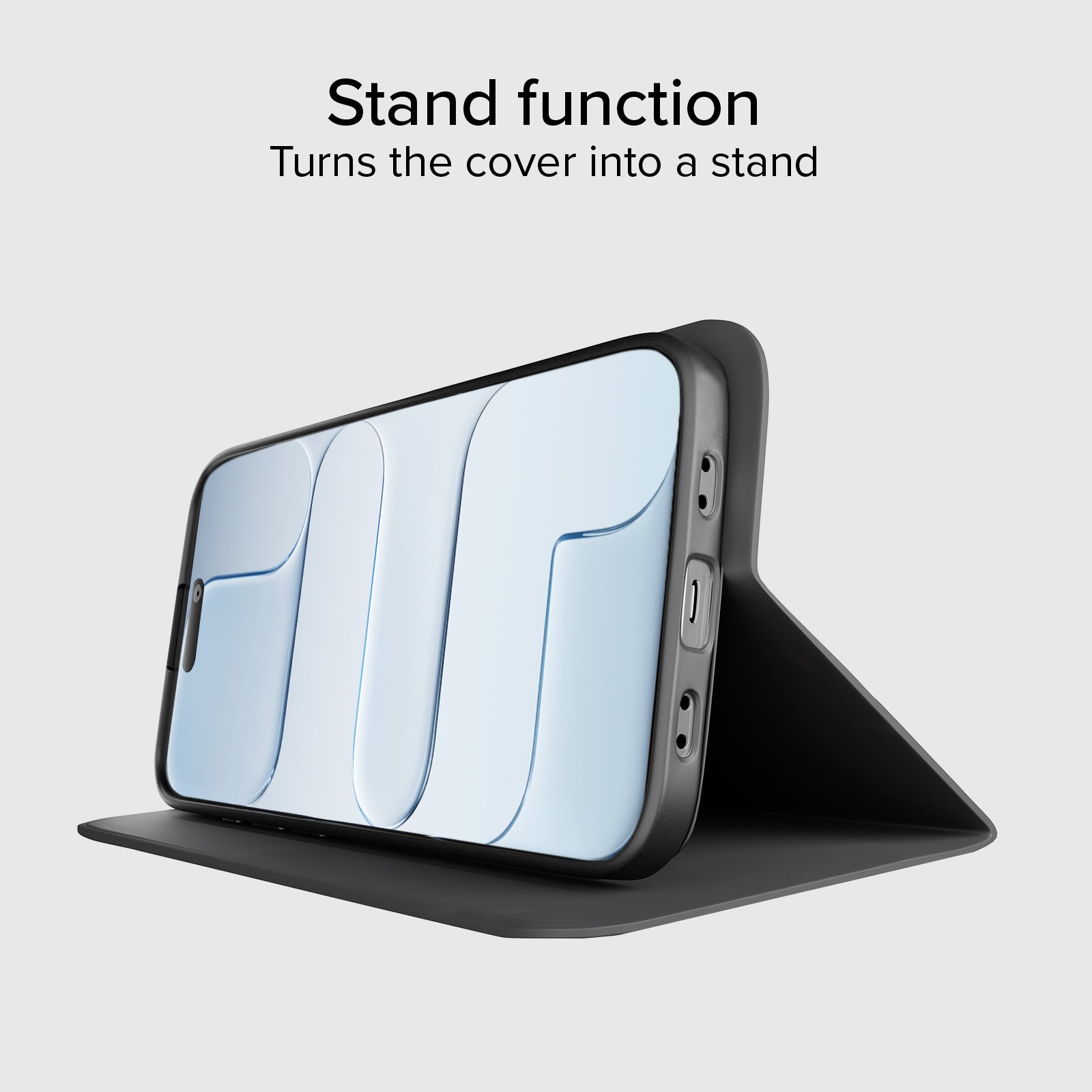 Custodia a libro con supporto stand per iPhone Air
