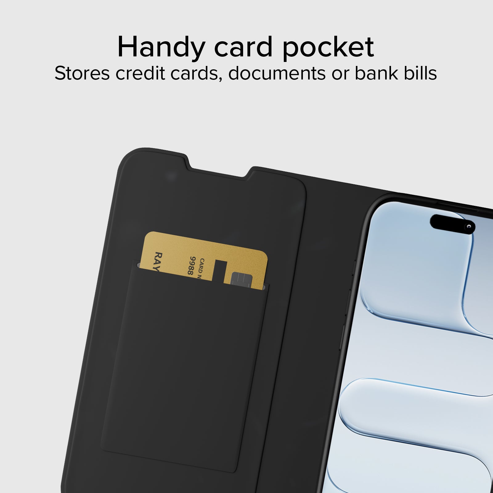 Custodia a libro con supporto stand per iPhone Air