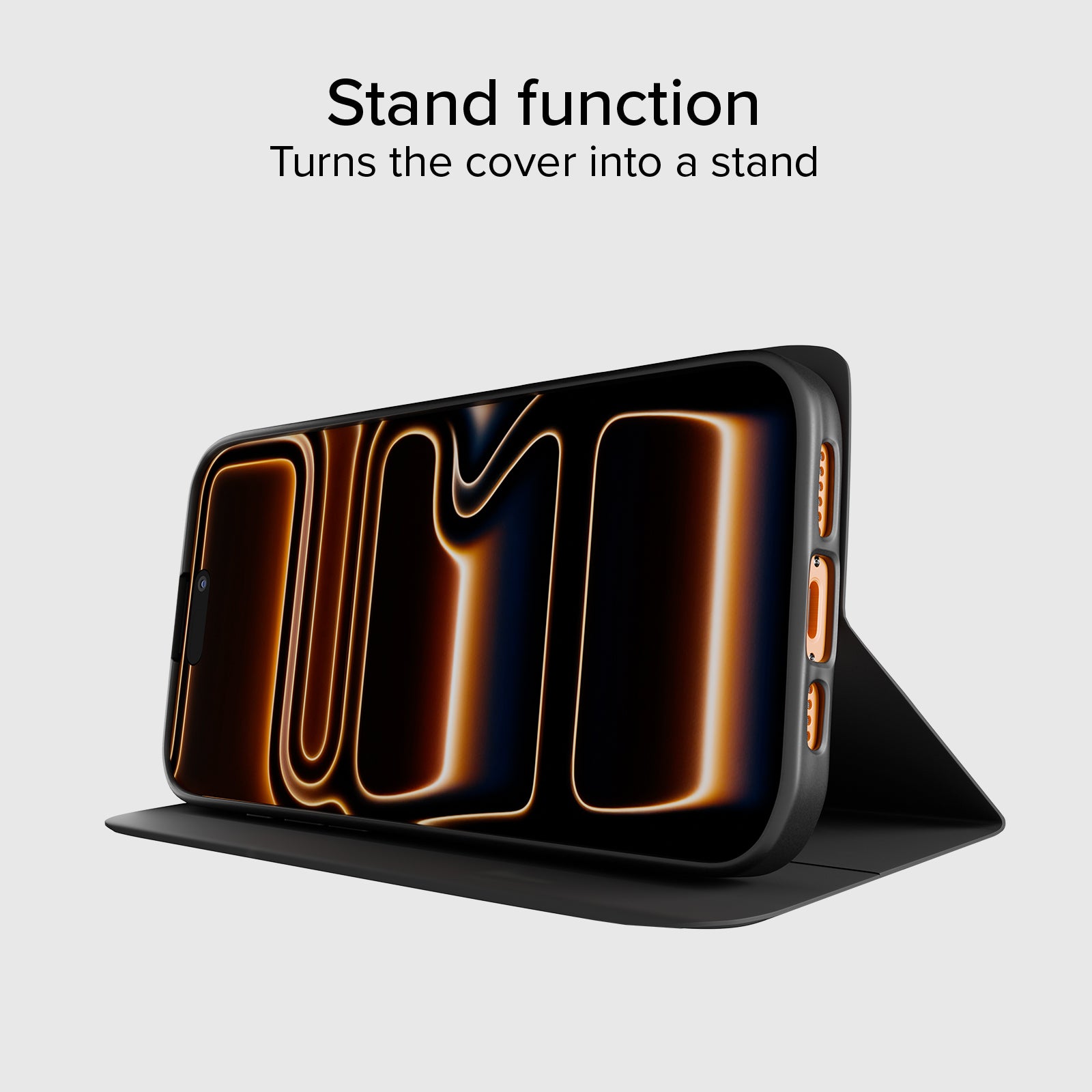 Custodia a libro con supporto stand per iPhone 17 Pro Max