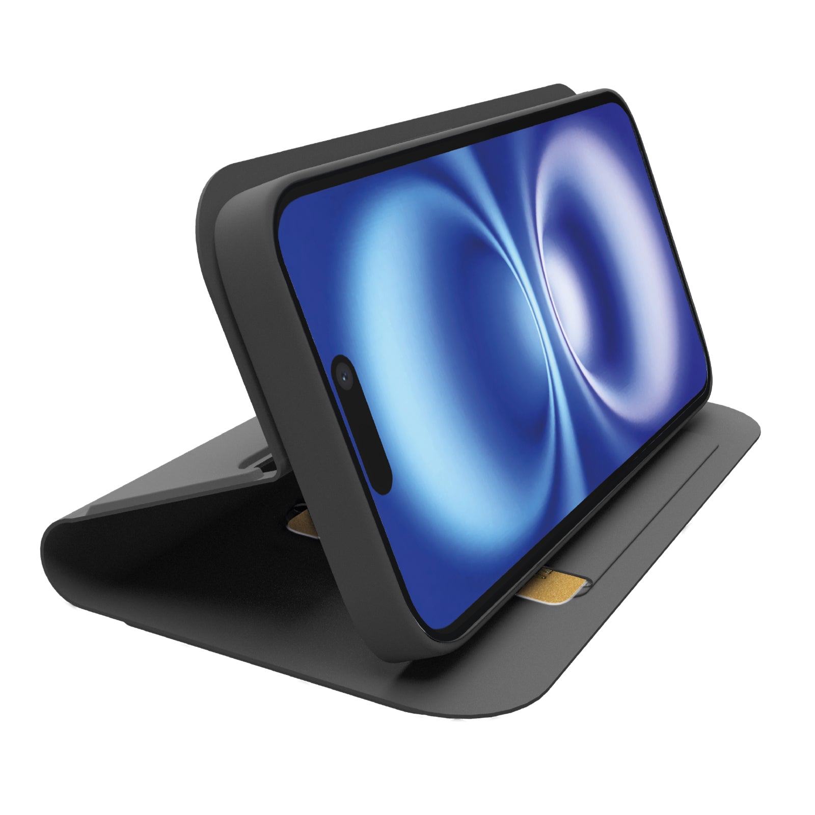 Book-style case with stand support and MagSafe compatibility for iPhone 16e