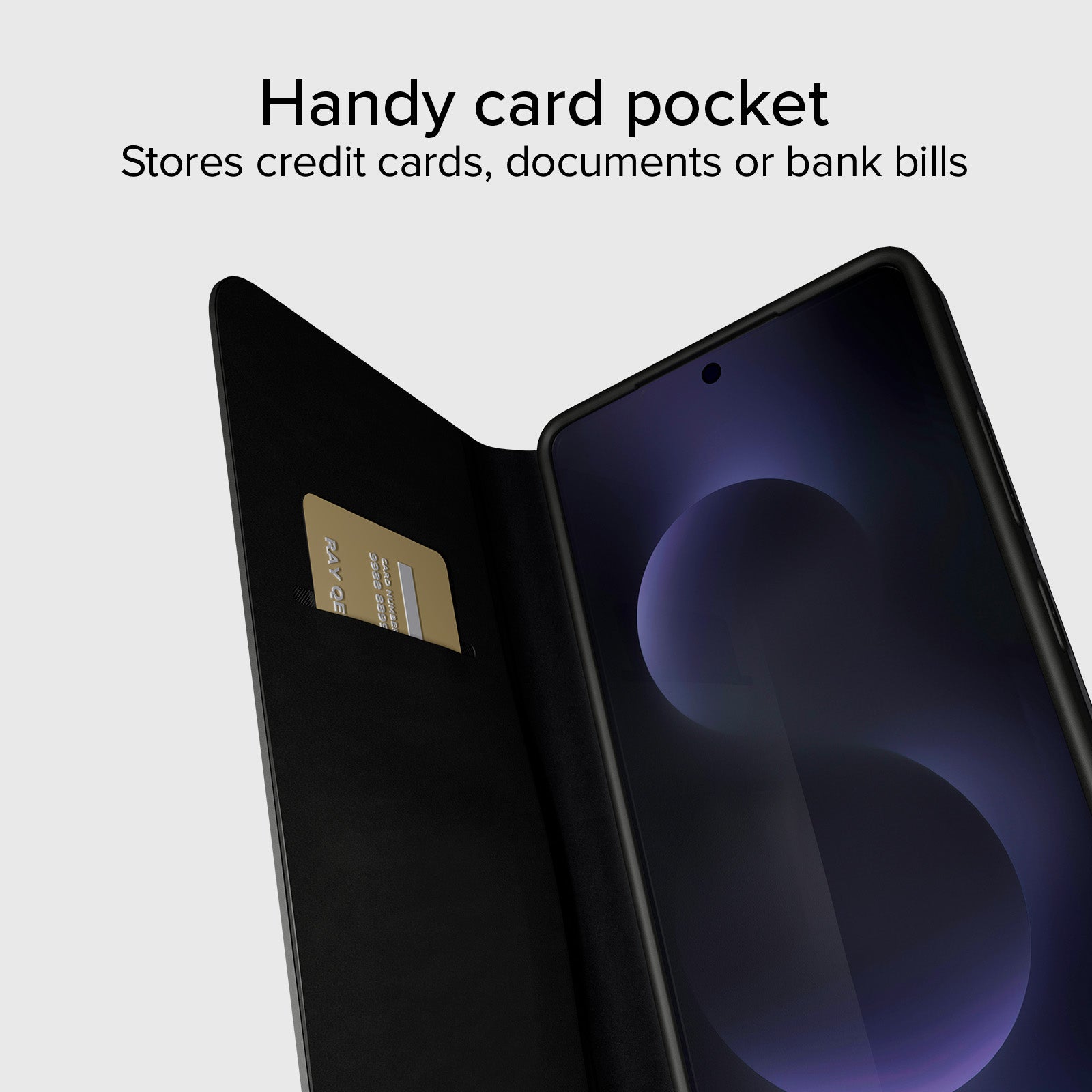 Klapphülle mit Ständer und Soft-Touch-Oberfläche für das Samsung S26+