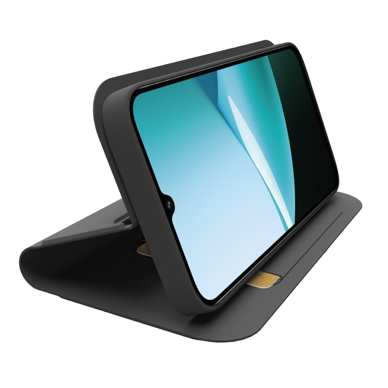 Étui portefeuille avec support et surface douce au toucher pour Xiaomi Redmi 15C