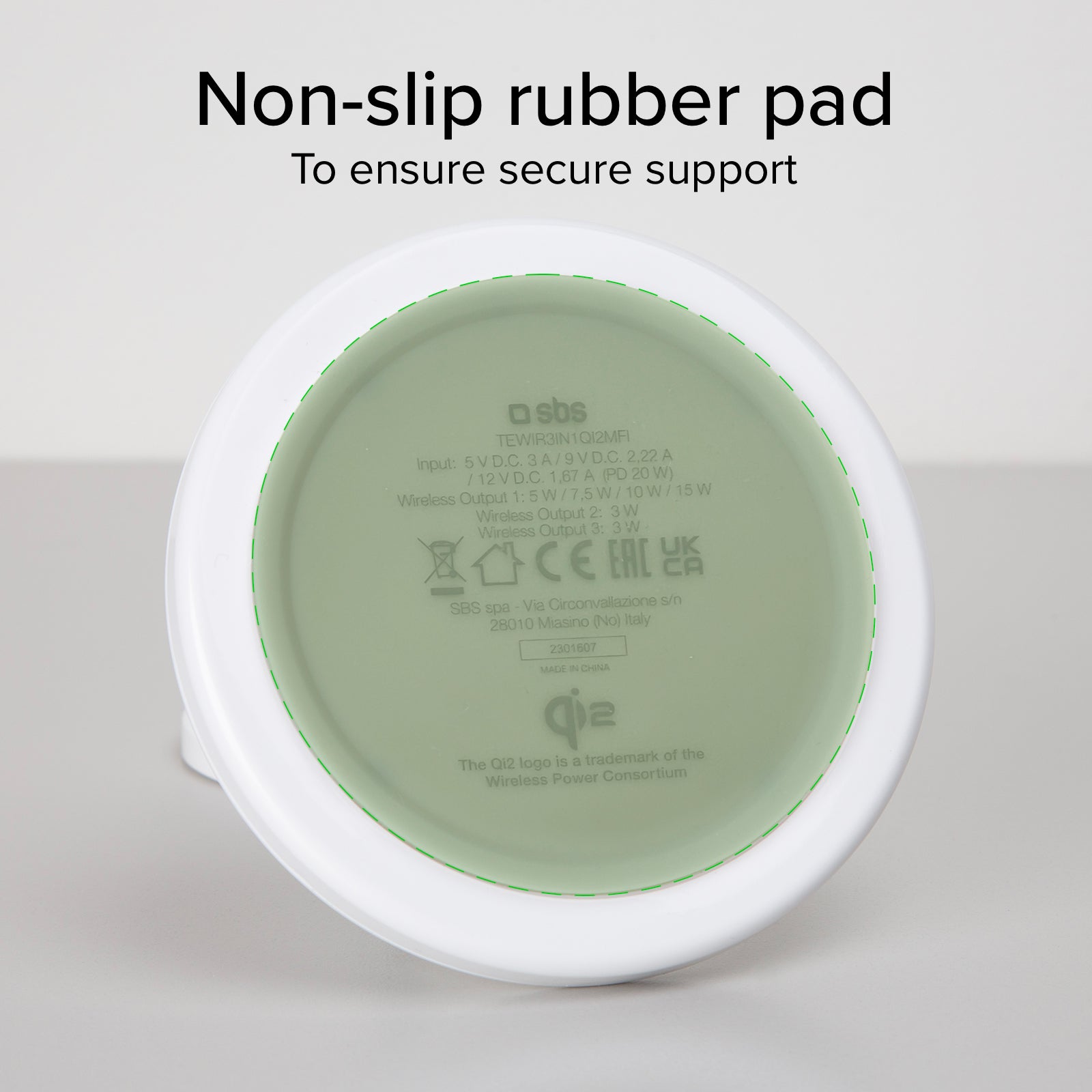 Stazione ricarica wireless Qi2 per cellulari, Apple Watch, auricolari wireless