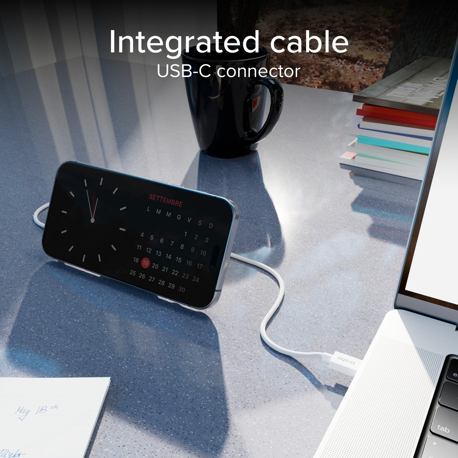 Basetta di ricarica wireless Qi2 compatibile MagSafe 15W con funzione stand