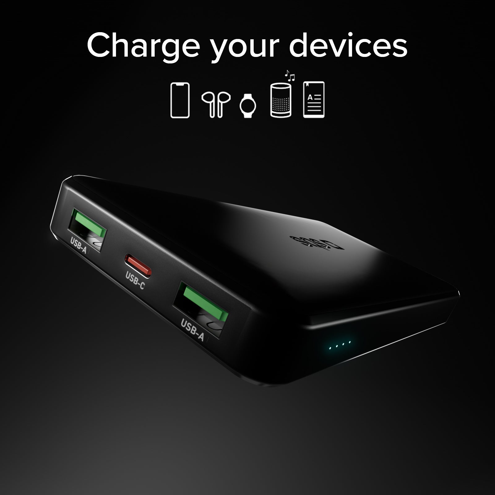 Powerbank mit 10000 mAh mit Power-Delivery-Technologie (PD) über 20W