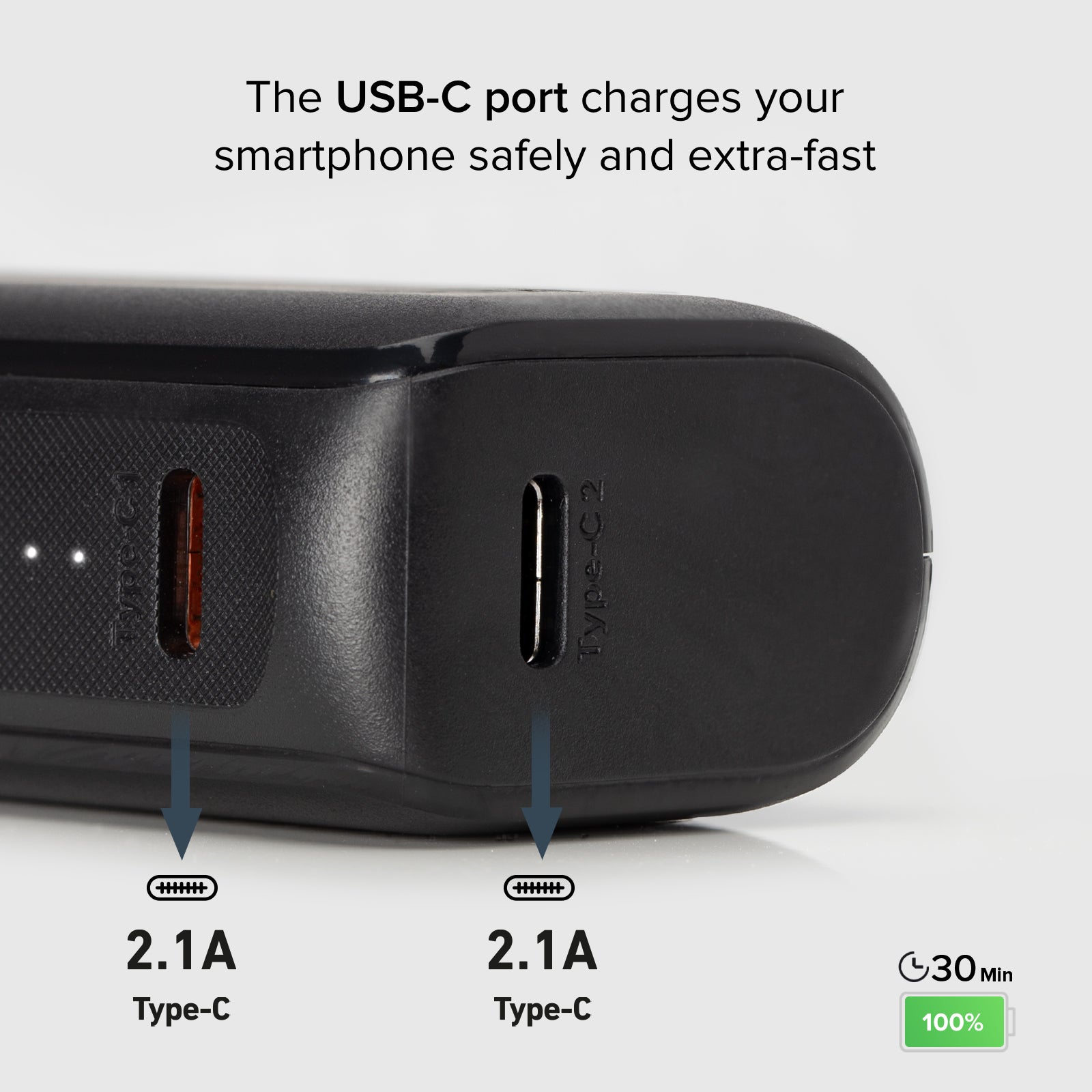 Power bank ultra compatto da 5000 mAh