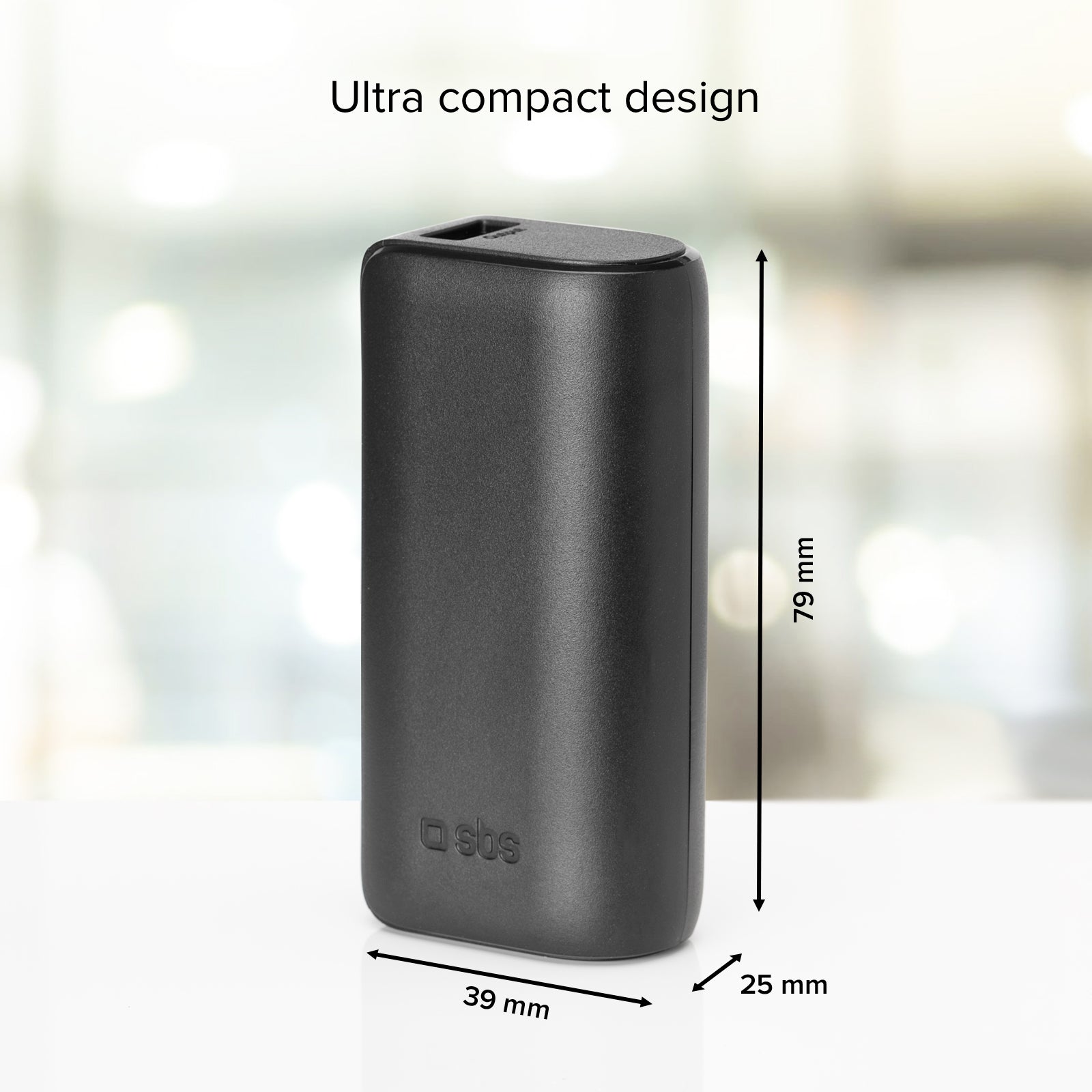 Power bank ultra compatto da 5000 mAh