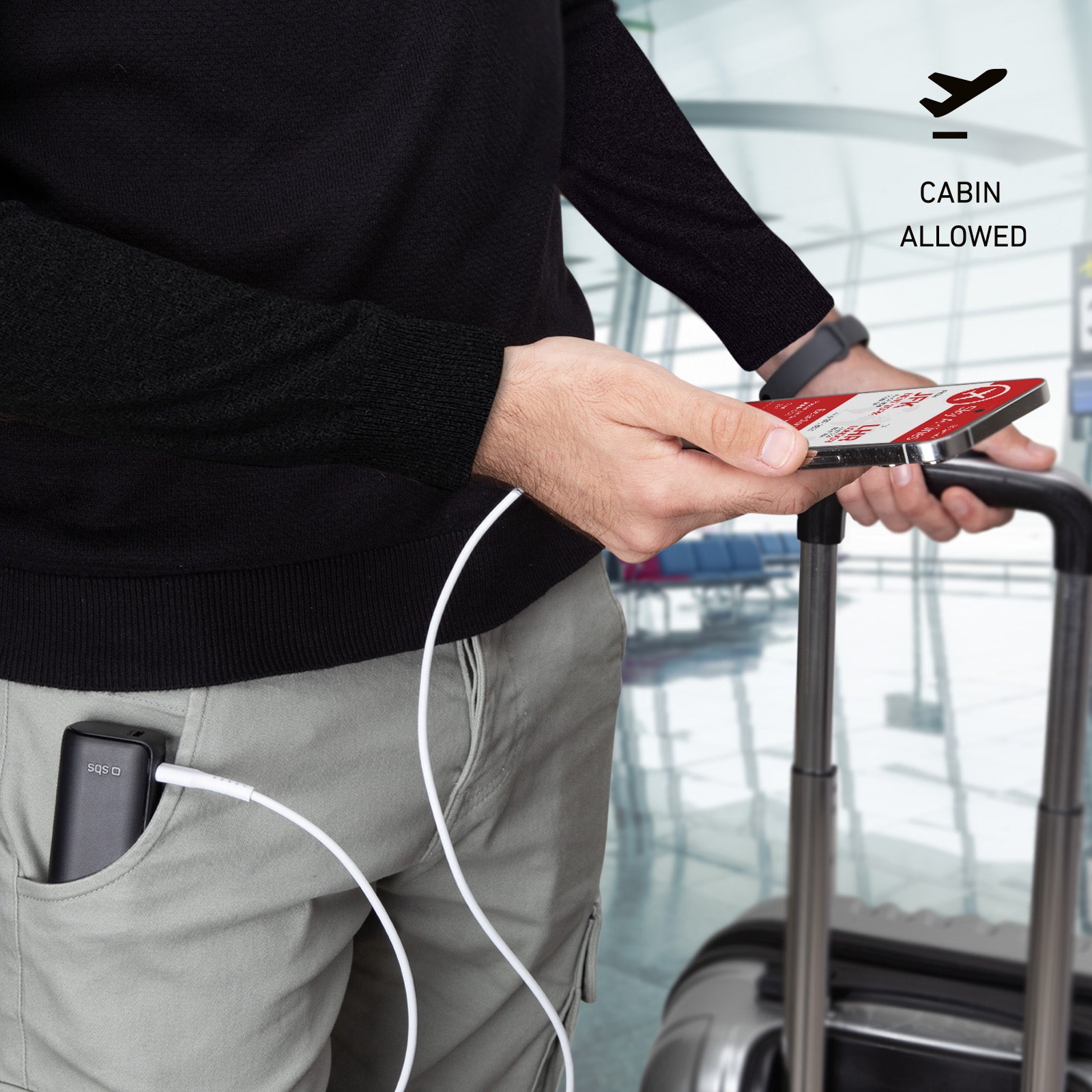 Power bank ultra compatto da 5000 mAh