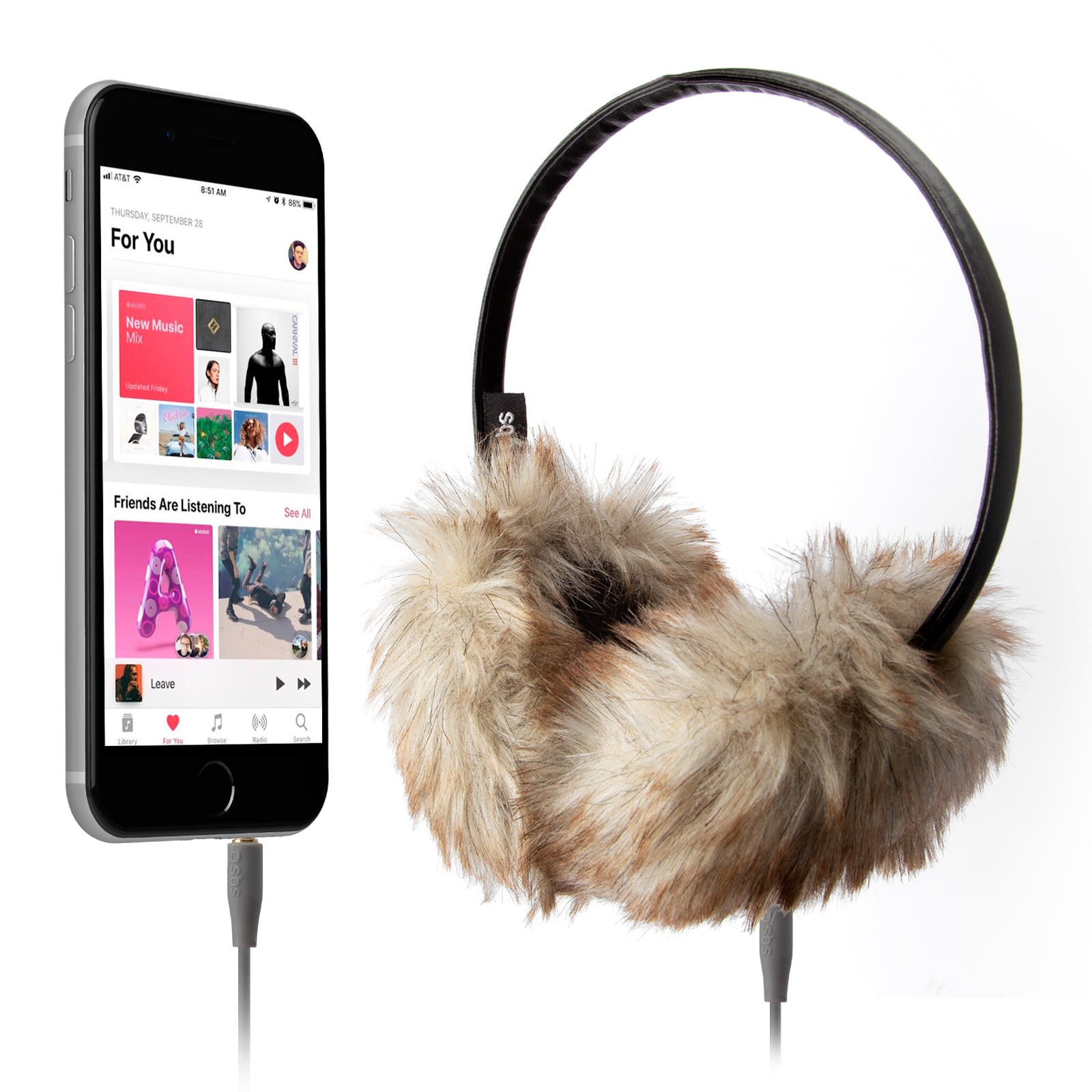 Casque stéréo pour l’hiver Fur
