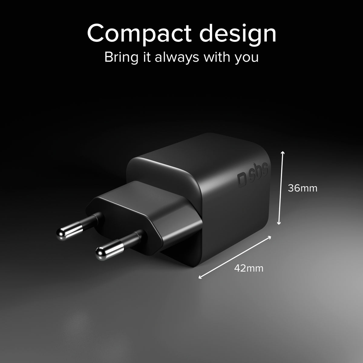 Lade-Kit für Laptops mit 100W Ladegerät mit zwei USB-C-Anschlüssen und geflochtenem Nylonkabel
