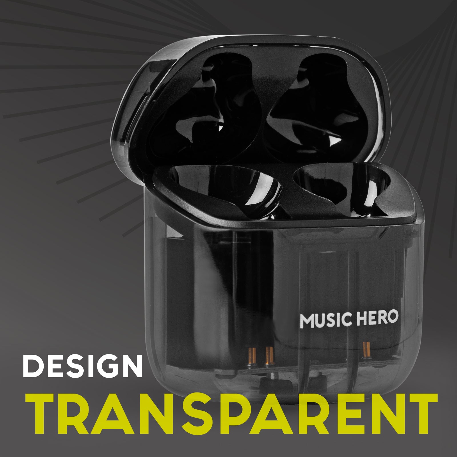 TWS Icy – auricolari dotati di tecnologia True Wireless Stereo e con design trasparente