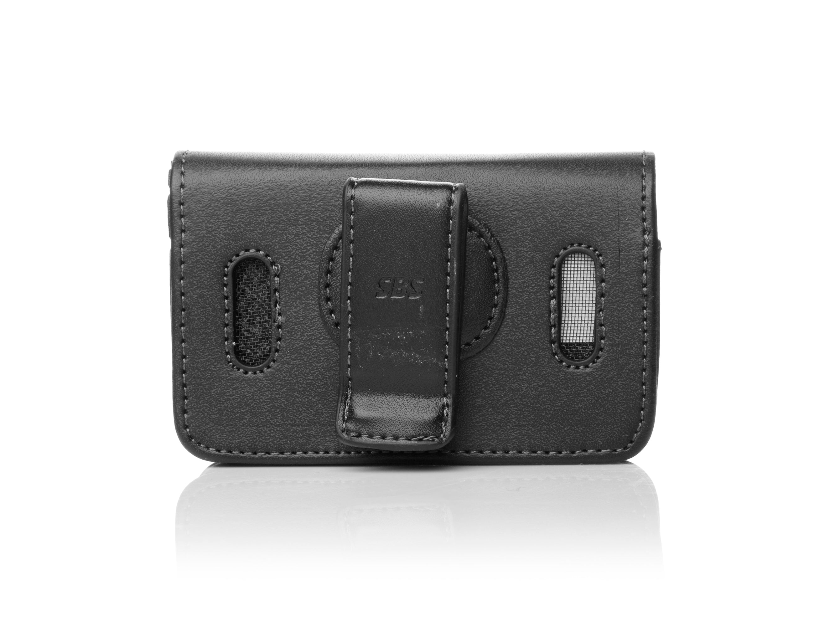 Universal belt buckle holder for smartphones measuring up to 5"