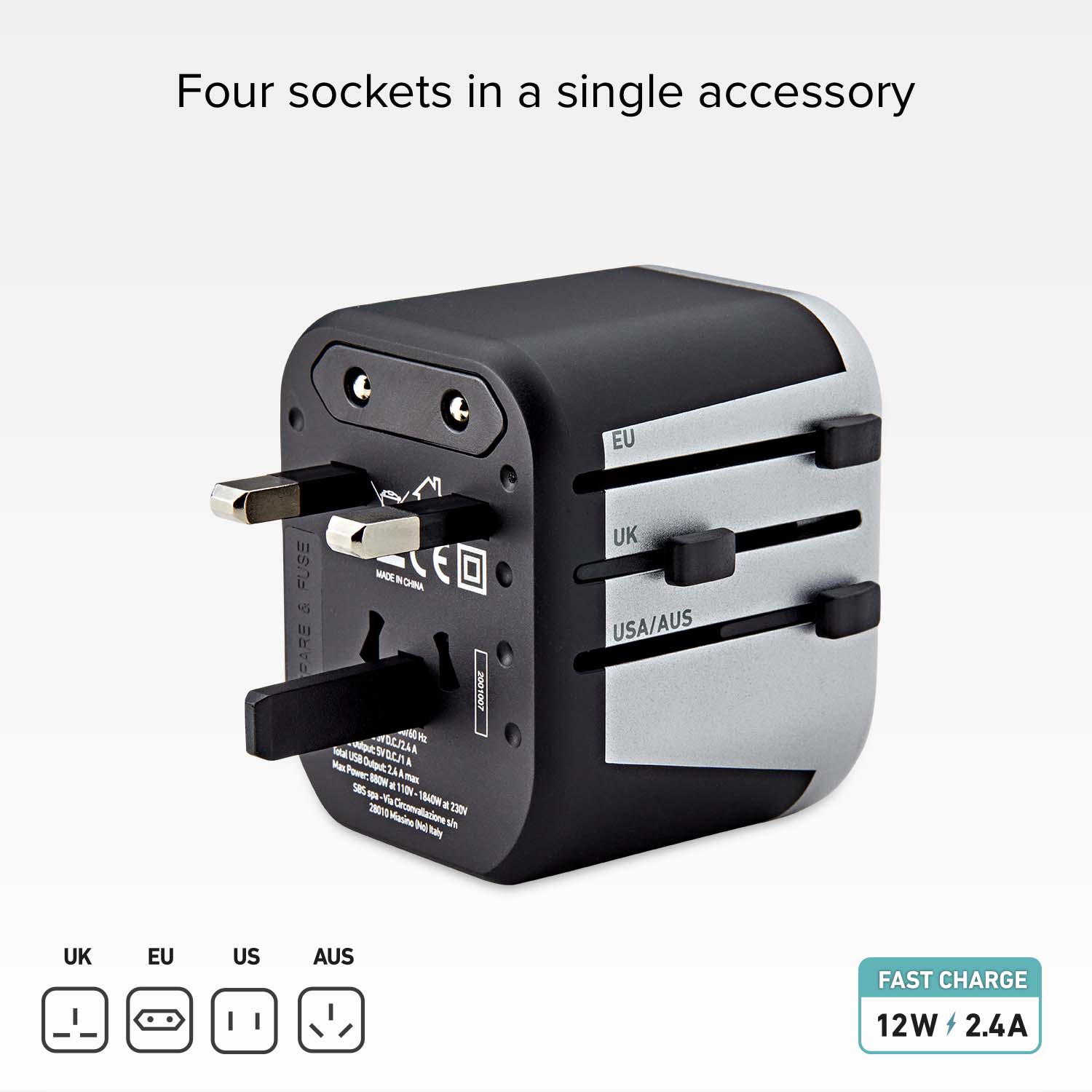 Universal-Reiseadapter 12 W