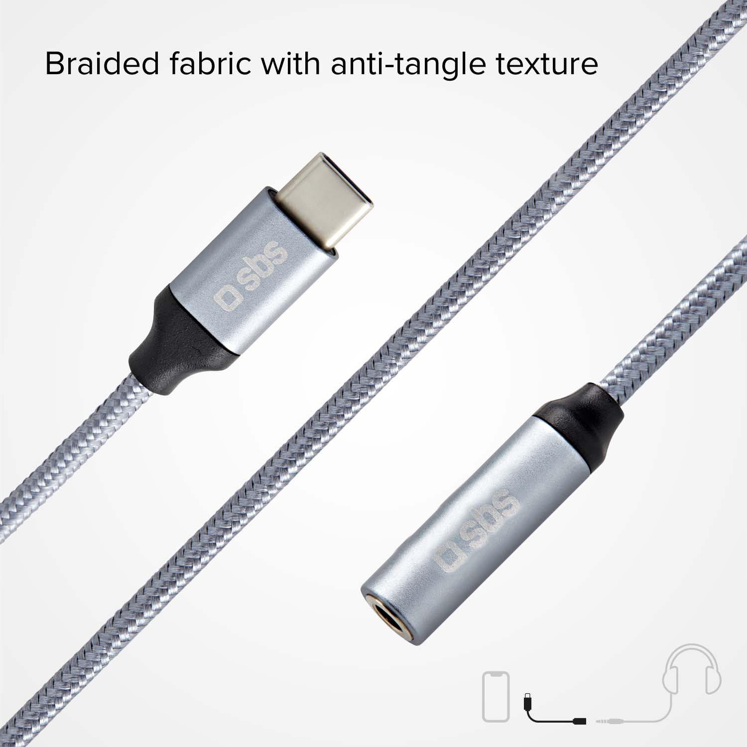 Smartphone-Adapter Typ C Stecker - Buchse