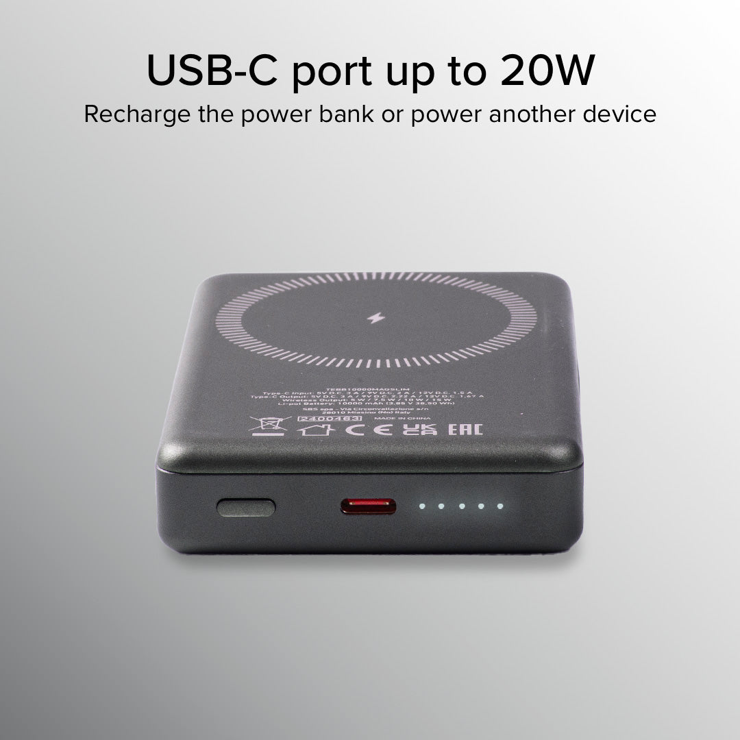 Batterie externe 10 000 mAh compatible MagSafe