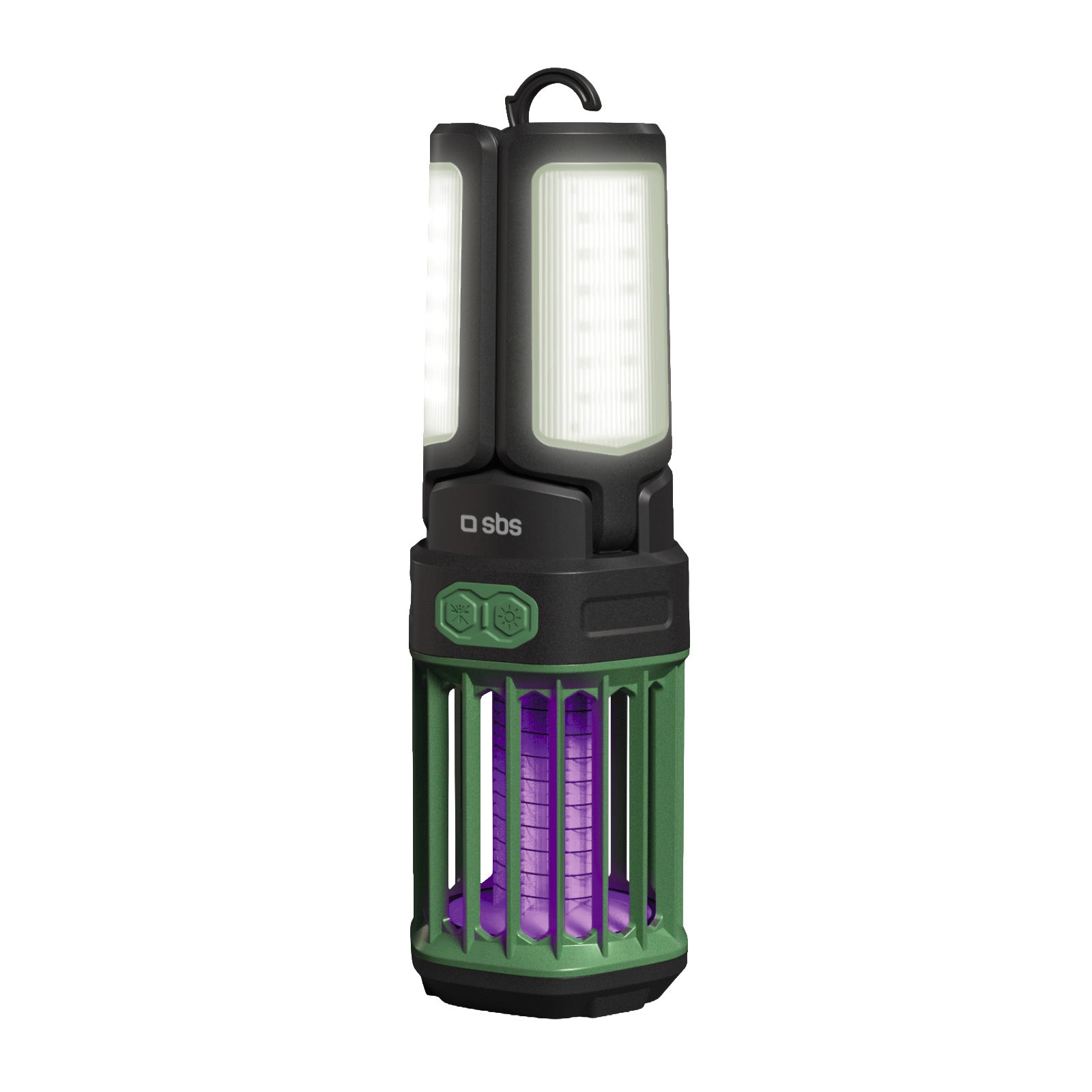 Linterna de exterior con batería externa de 3000 mAh y luz antimosquitos