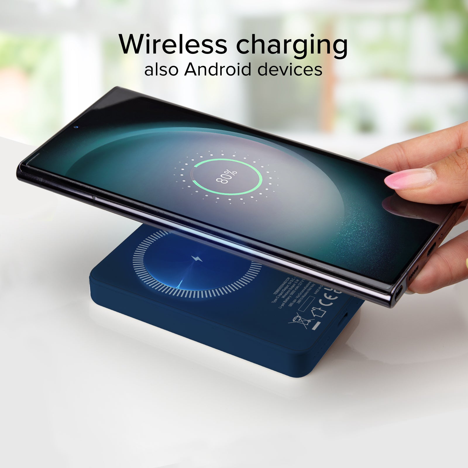 Batterie externe magnétique sans fil 5000 mAh