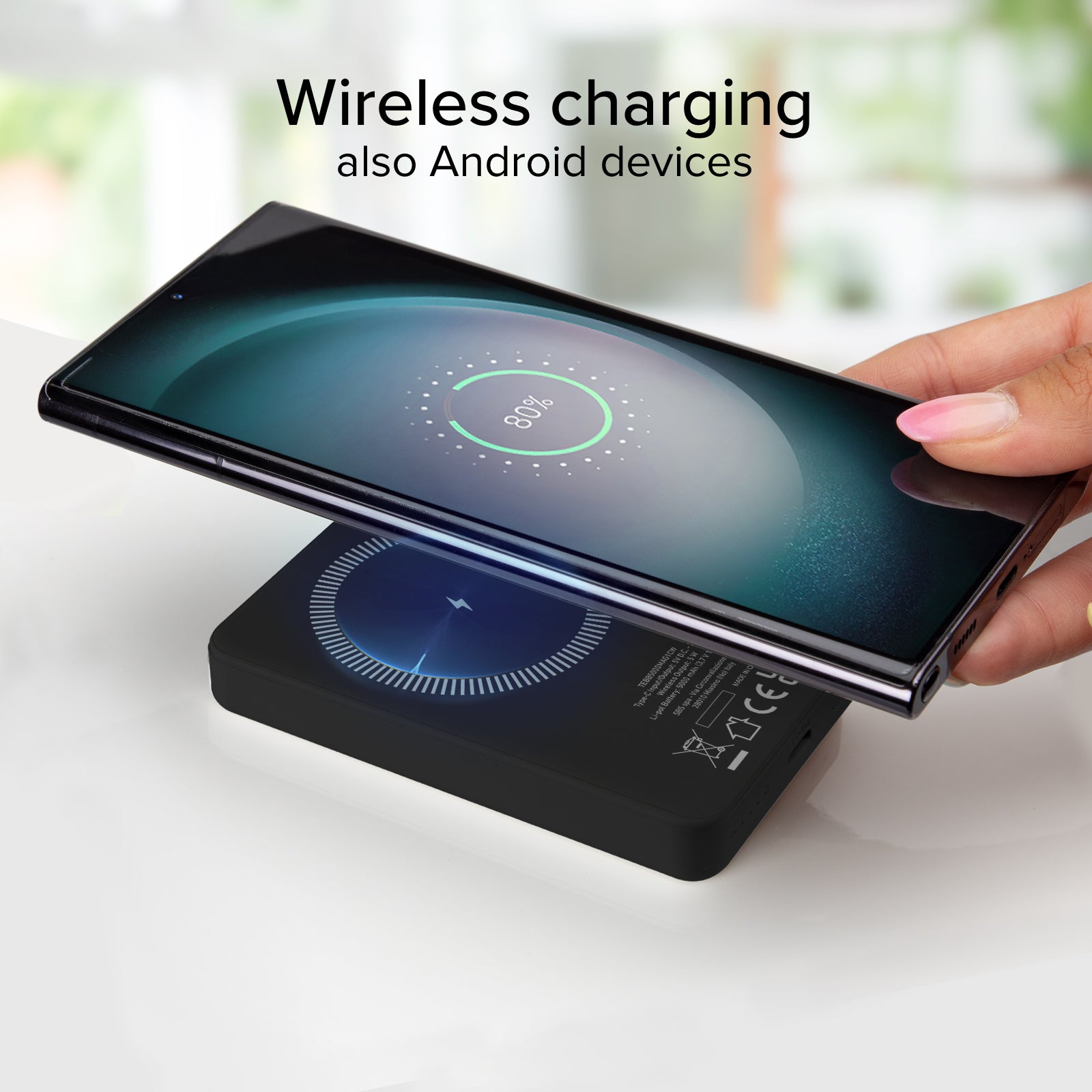 Batterie externe magnétique sans fil 5000 mAh