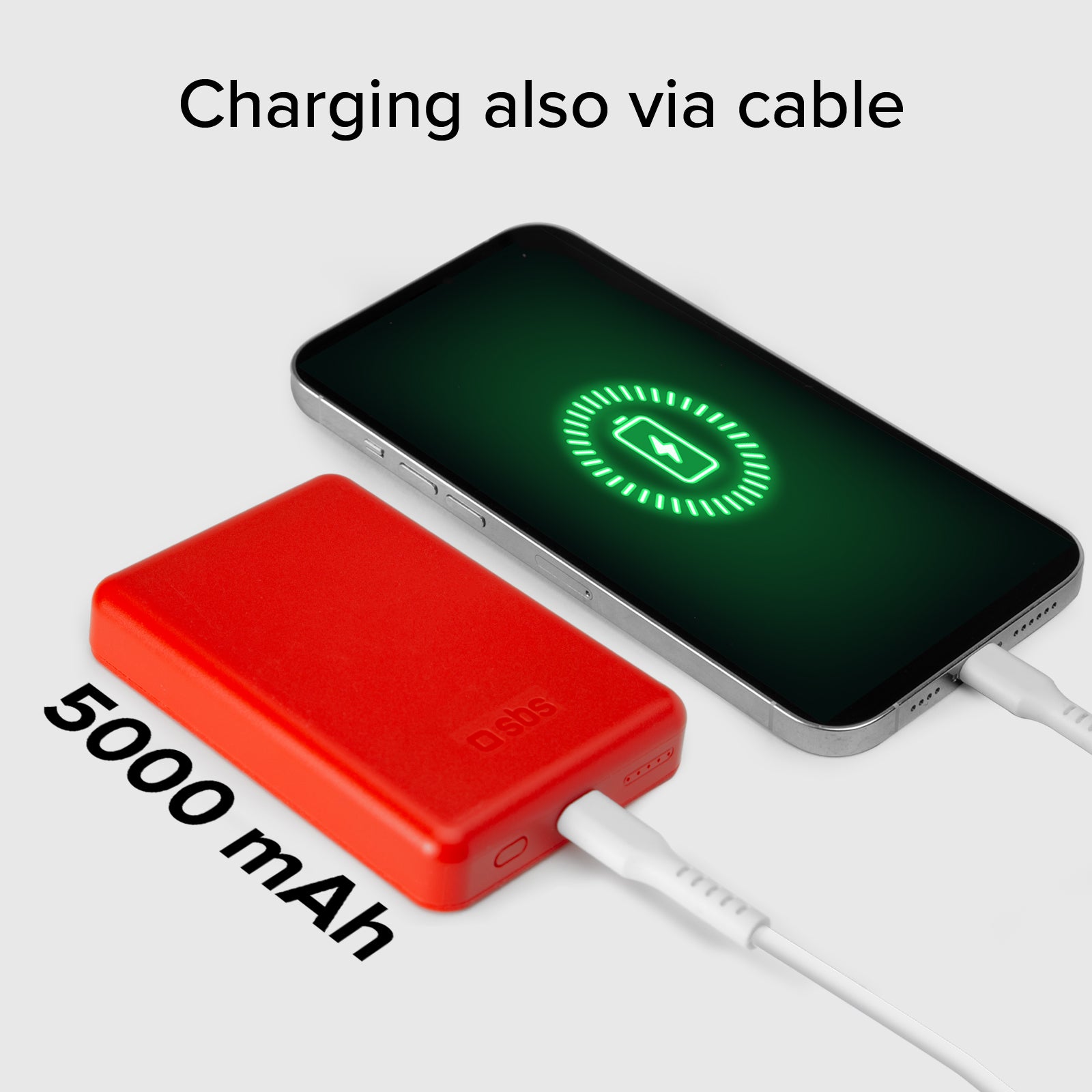 Batterie externe magnétique sans fil 5000 mAh