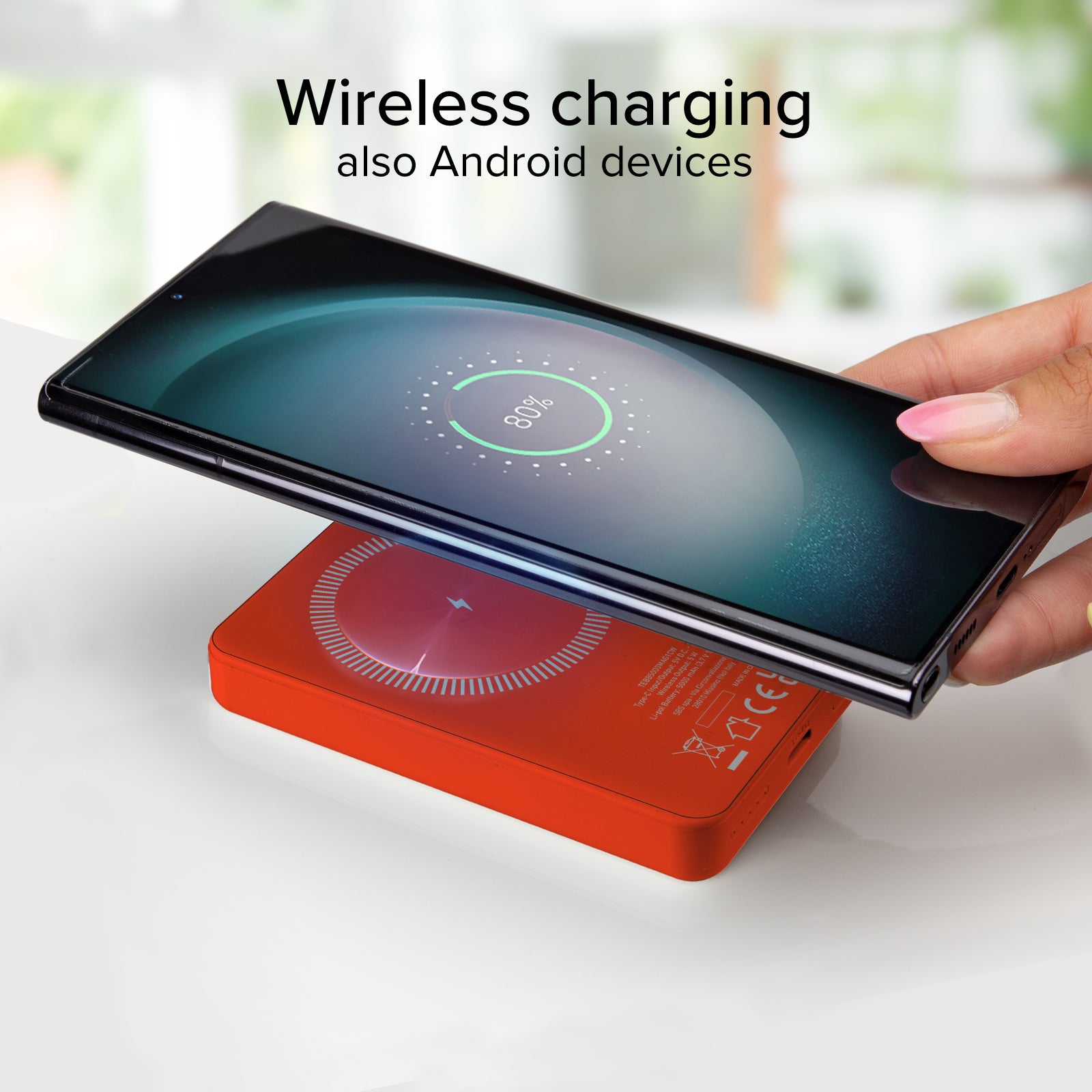 Batterie externe magnétique sans fil 5000 mAh