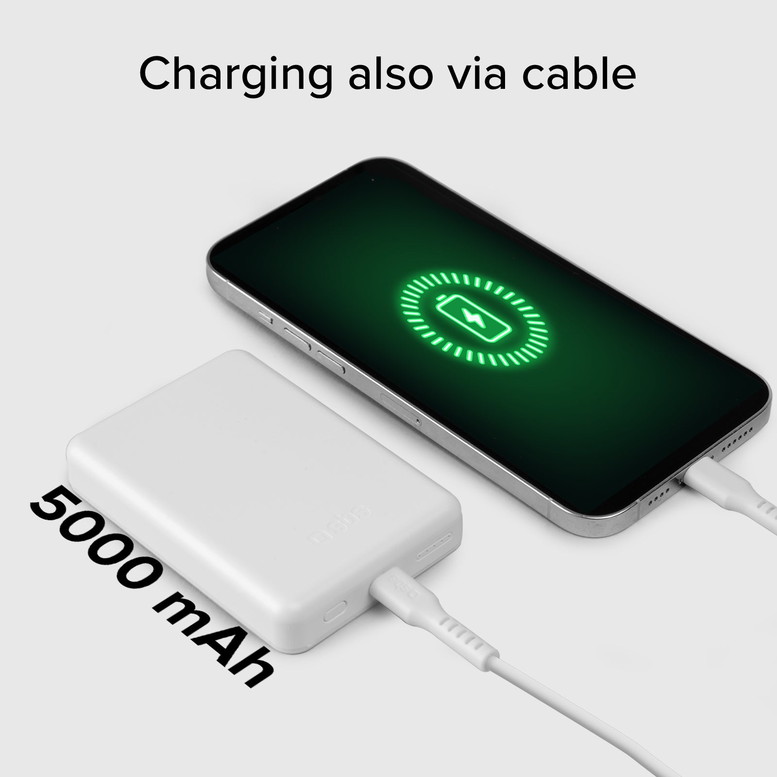 Batterie externe magnétique sans fil 5000 mAh