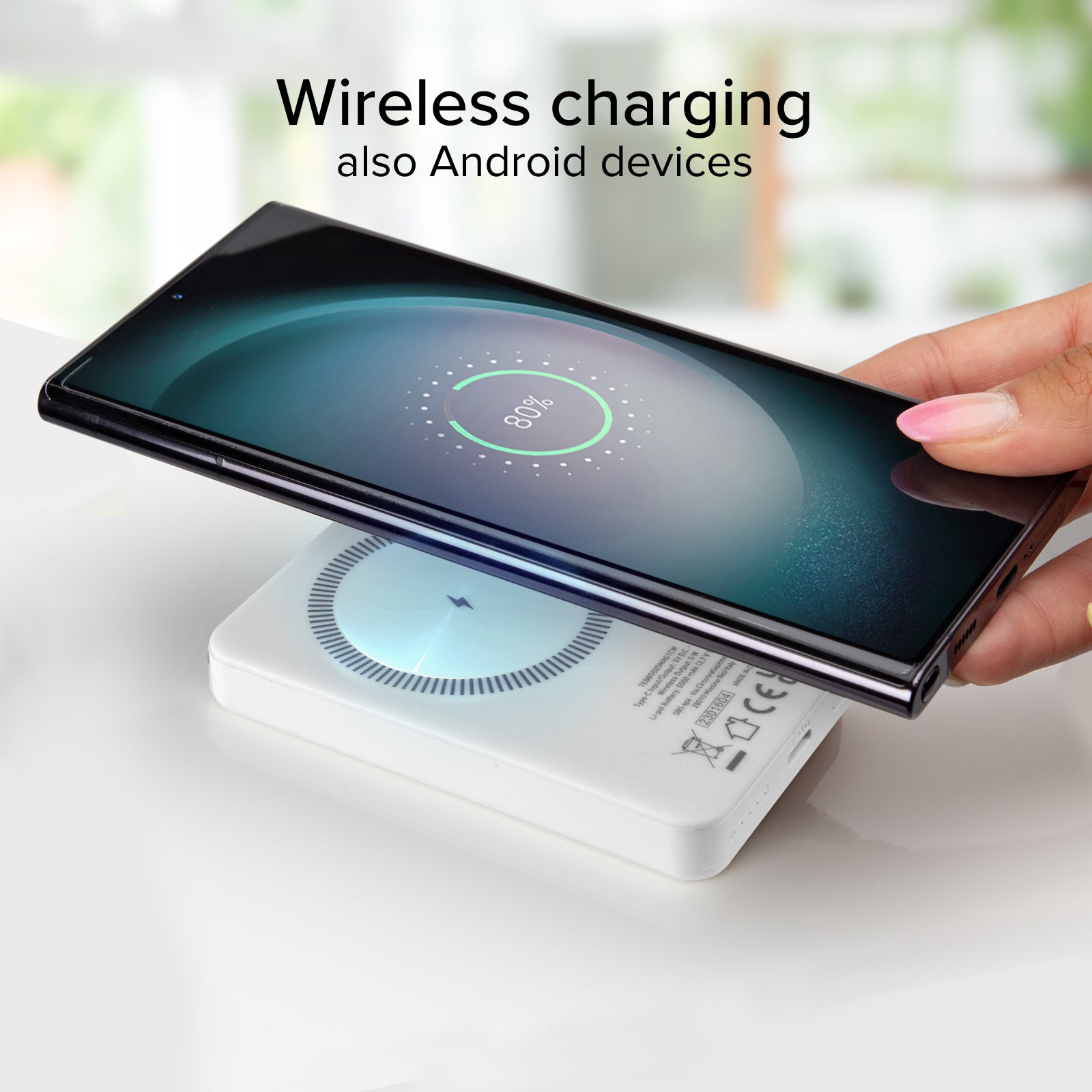 Batterie externe magnétique sans fil 5000 mAh