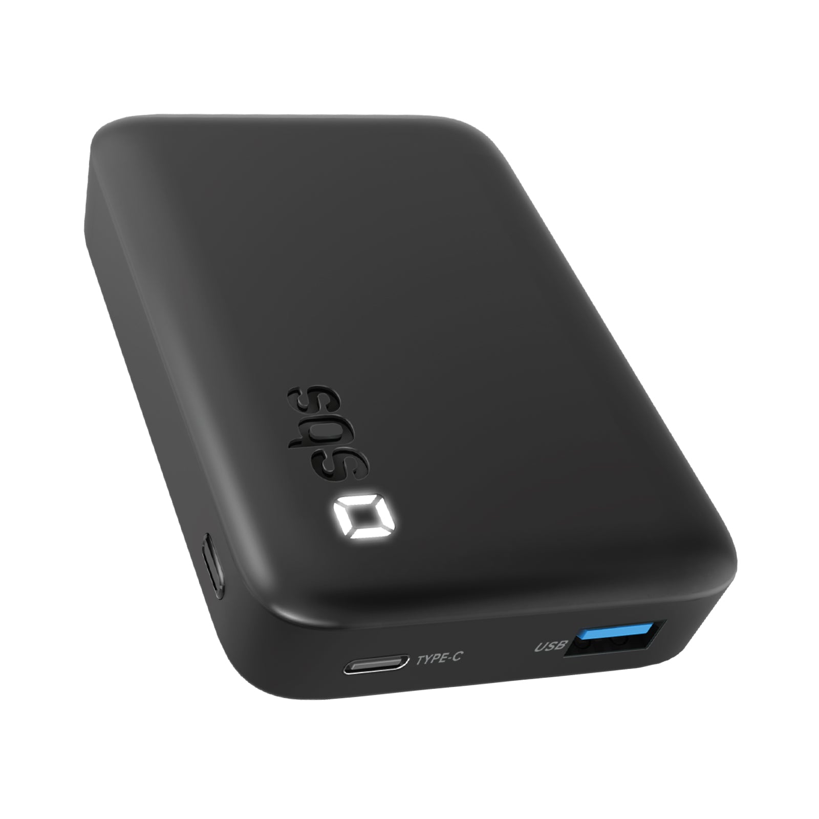 Powerbank SBS 10000 mAh High Density – Kompakt mit USB-C- und USB-A-Anschlüssen