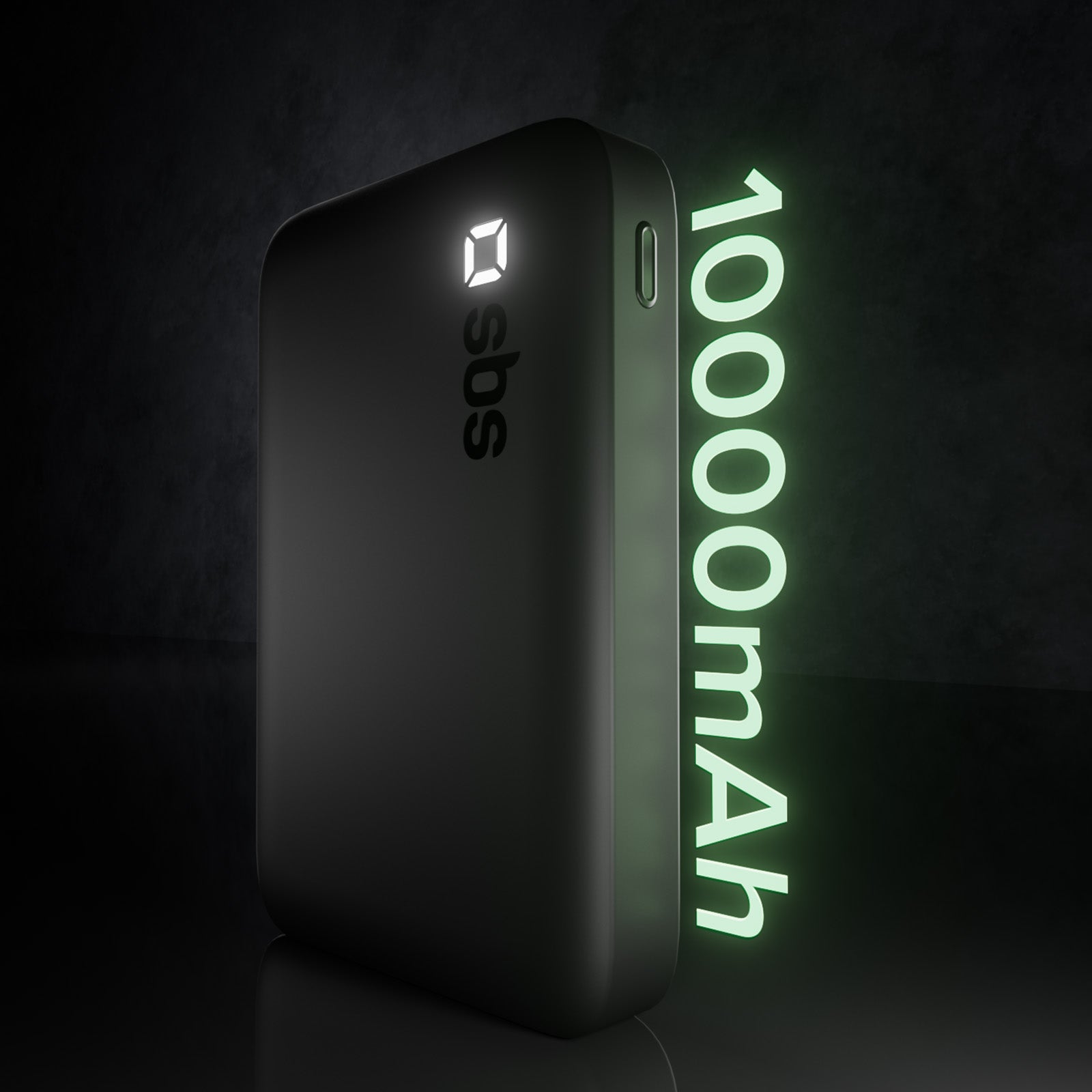 10,000 mAh High-Density Power Bank with PD, USB-C and USB-A