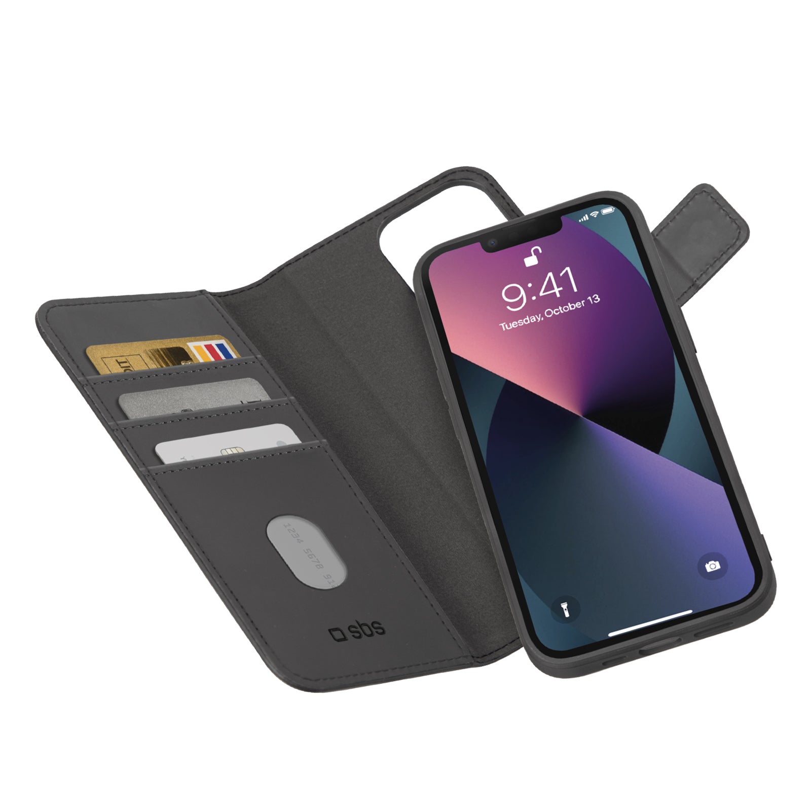 Book case with removable cover for iPhone 14 Plus
