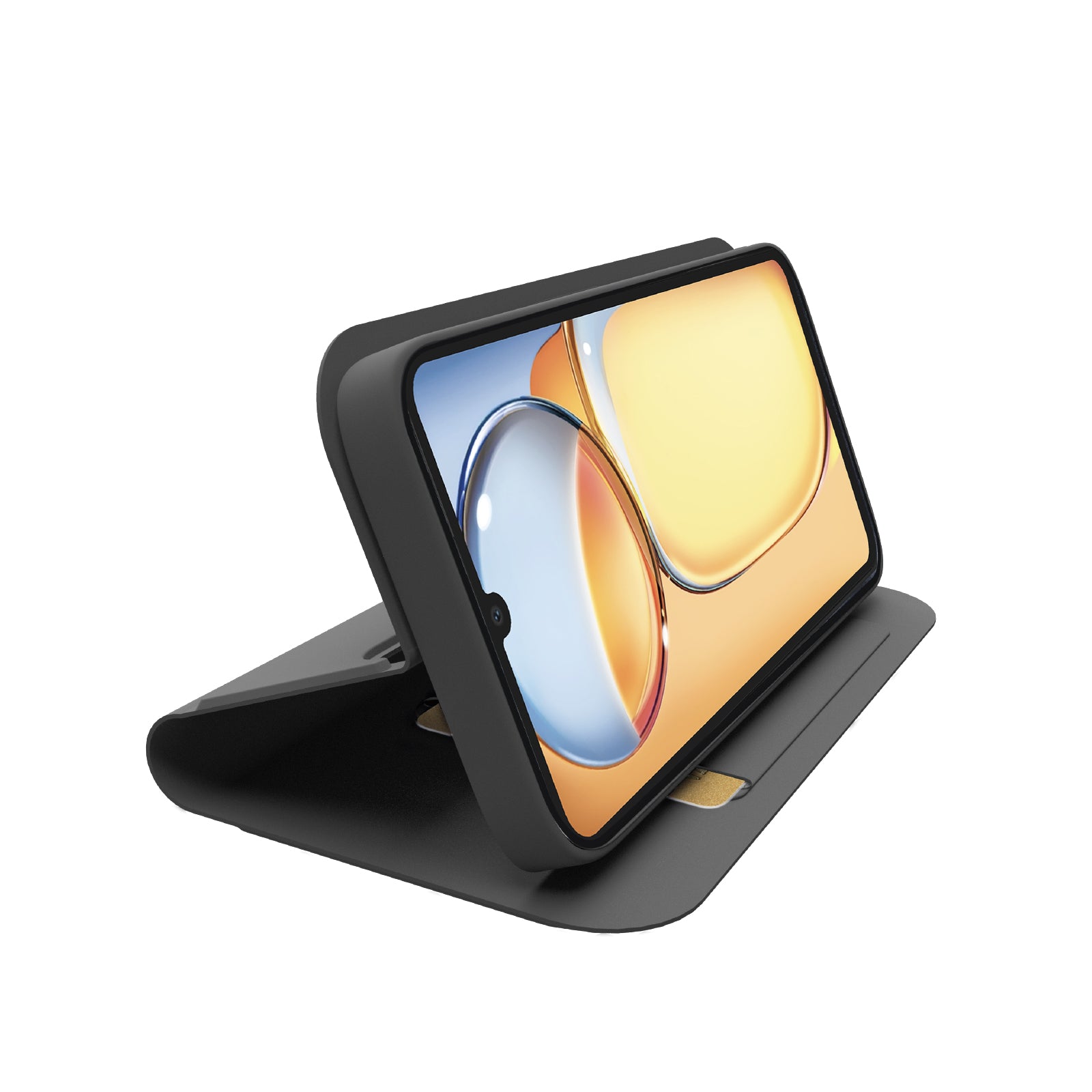 Étui portefeuille avec support et surface douce au toucher pour Xiaomi Redmi 13C