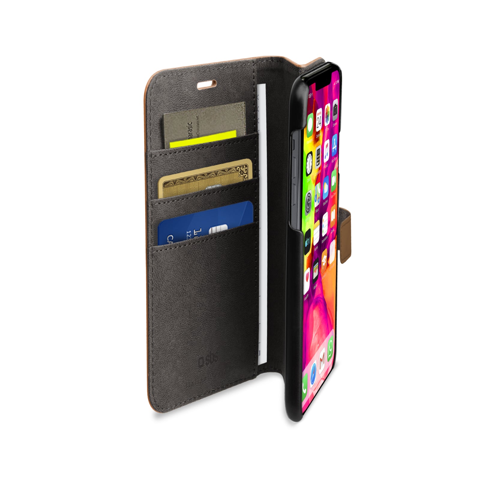 Funda Book Wallet con función soporte para iPhone 12/12 Pro