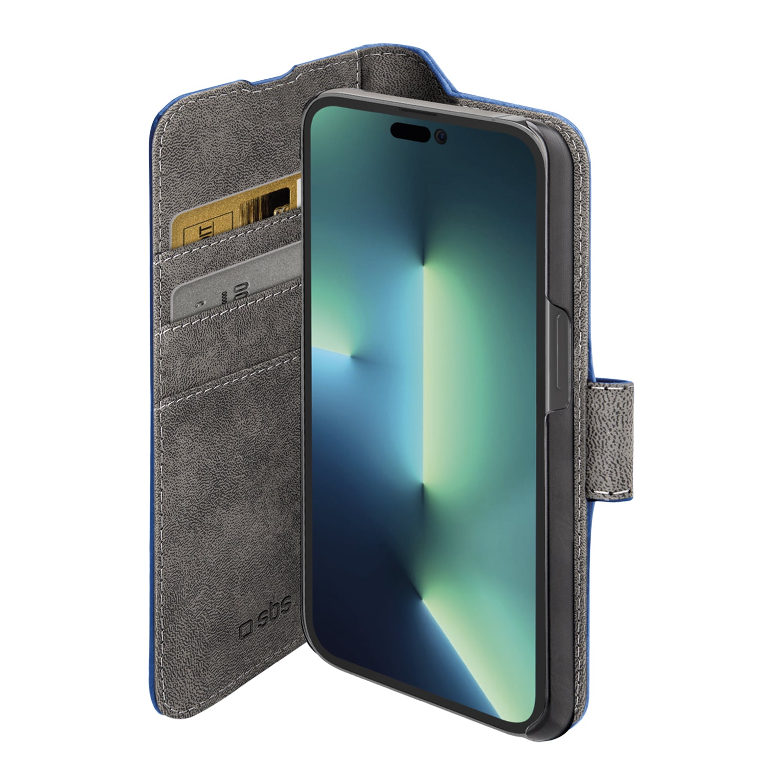 Book Case Wallet für iPhone 14 Pro mit Standfunktion