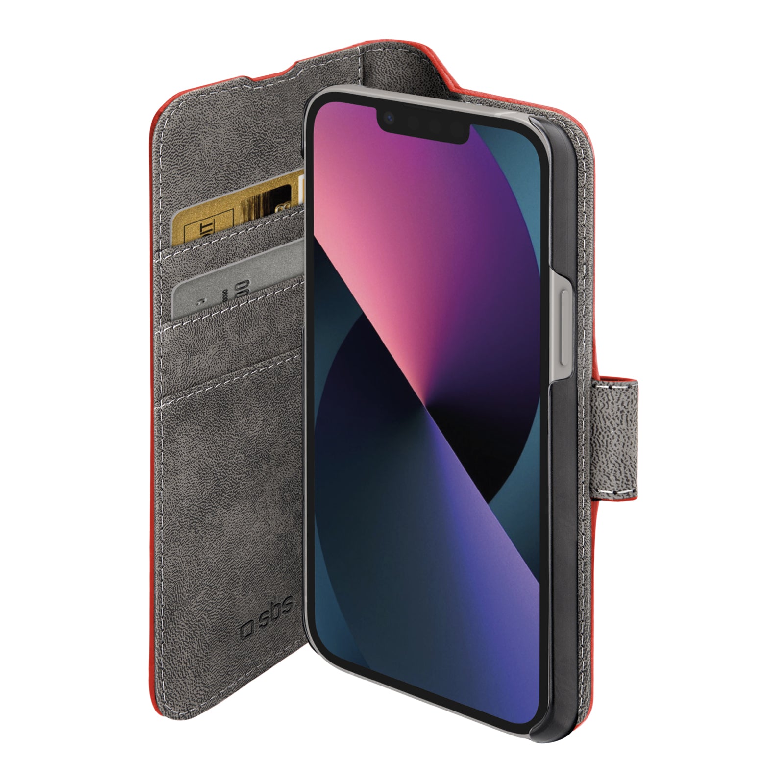 Book Case Wallet für iPhone 14 Plus mit Standfunktion