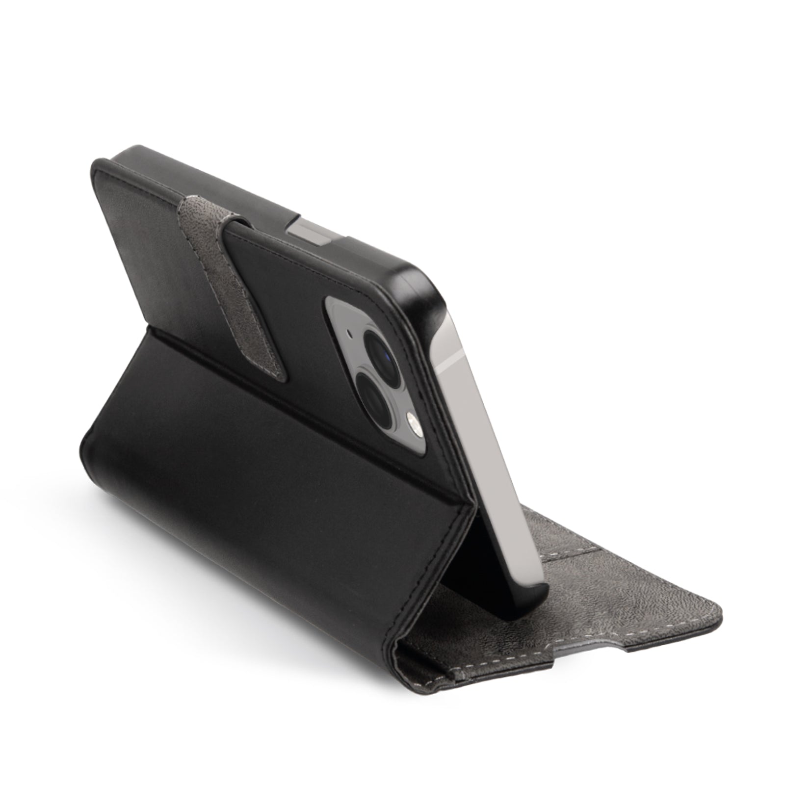 Book Case Wallet für iPhone 15 Plus/14 Plus mit Standfunktion