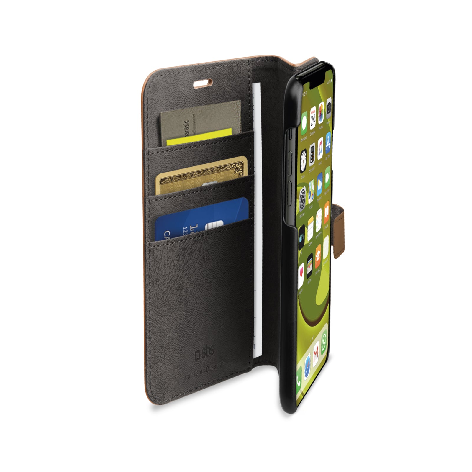 Book Case Wallet für iPhone 11 mit Standfunktion