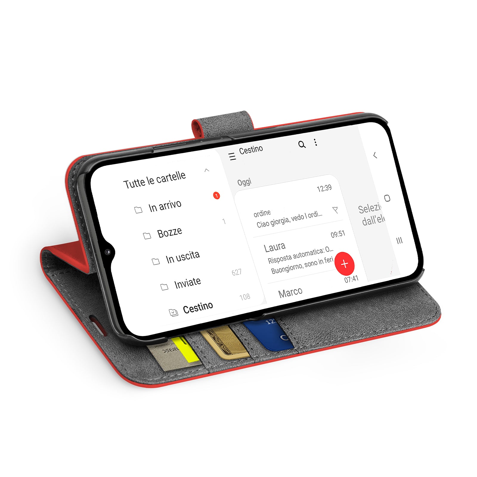 Book Case Wallet für Samsung Galaxy A13 5G mit Standfunktion