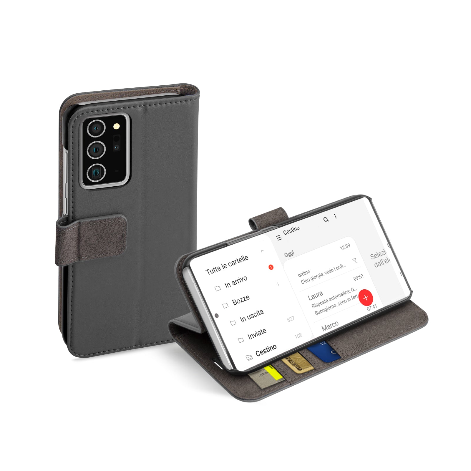 Funda Book Wallet con función soporte para Samsung Galaxy Note 20 Ultra