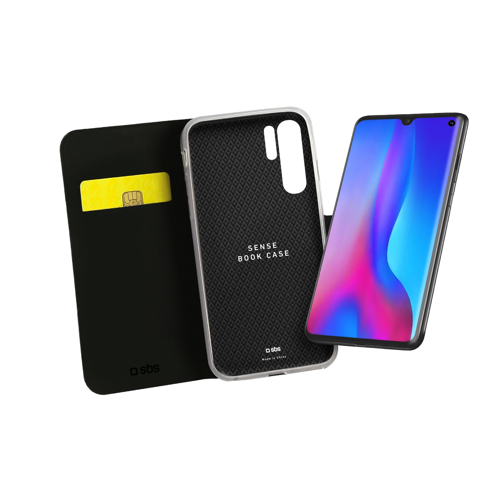 Klapphülle im Hochformat Sense für Huawei P30 Pro/Pro New Edition
