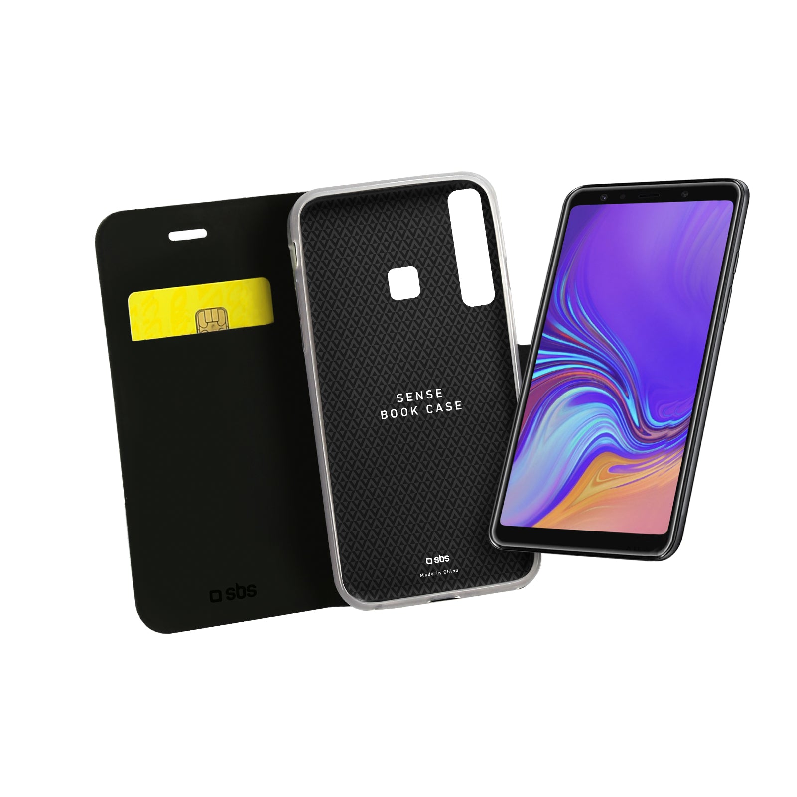 Handyhülle Book Sense für Samsung Galaxy A9 2018
