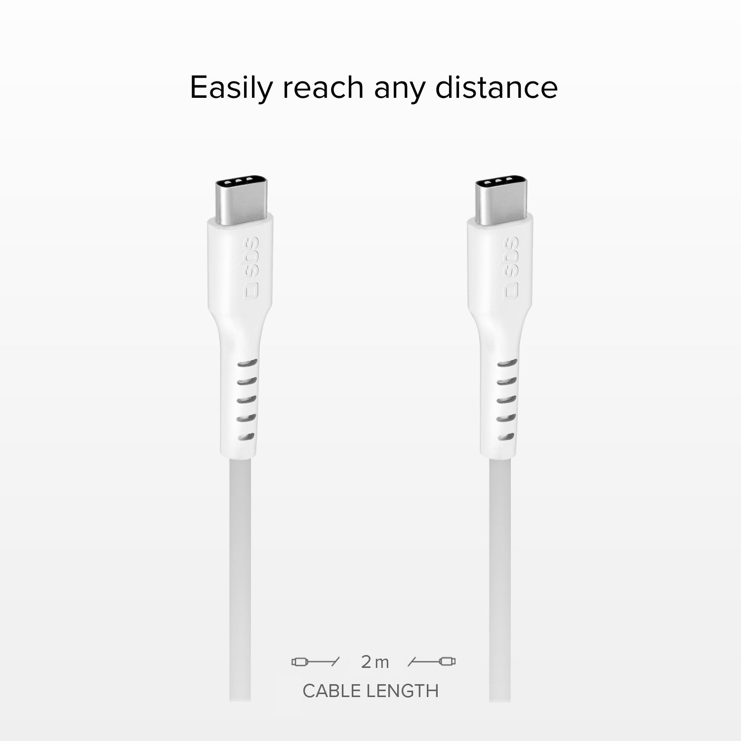 USB-C auf USB-C-Daten- und Ladekabel