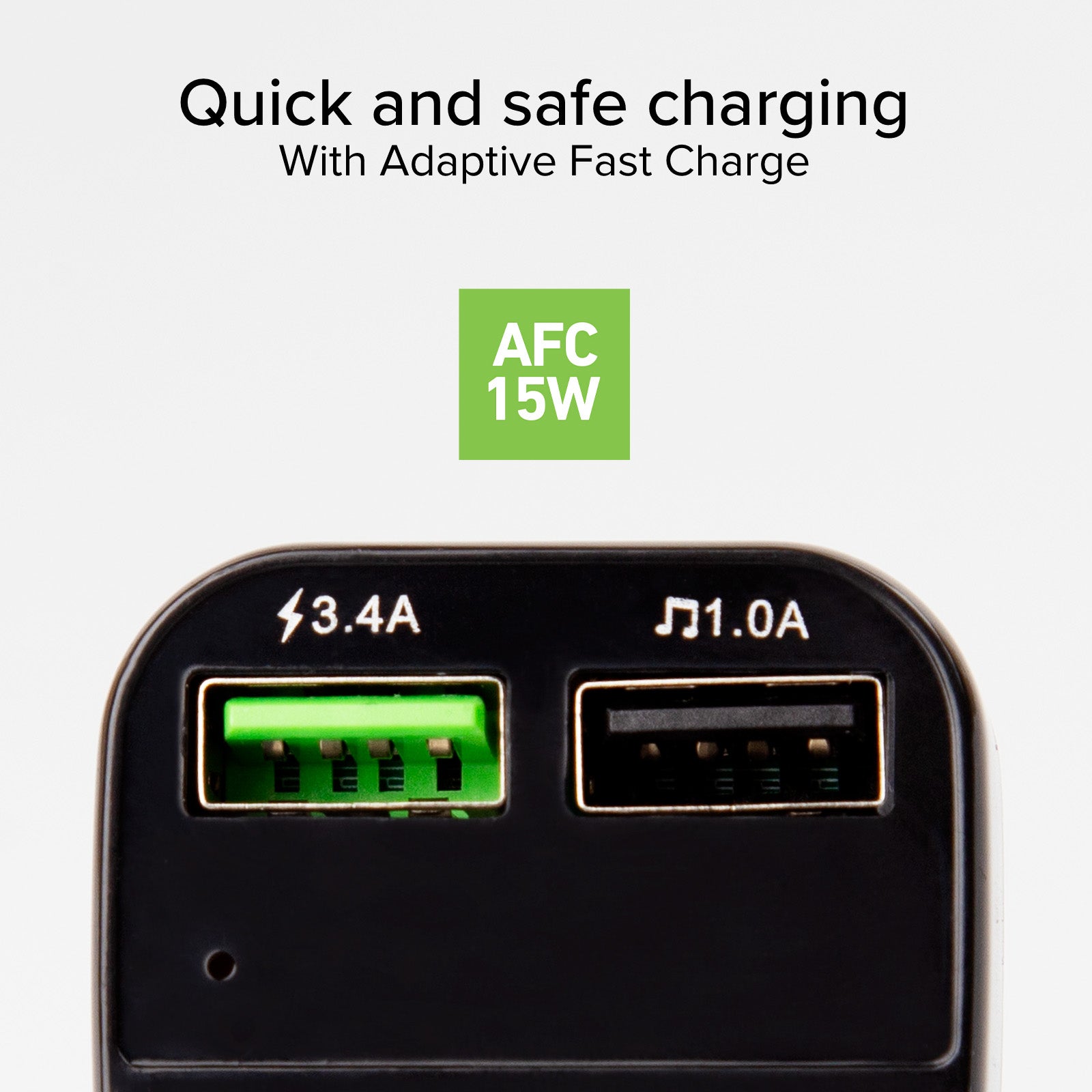 15-Watt-Autoladegerät mit drahtloser Verbindung