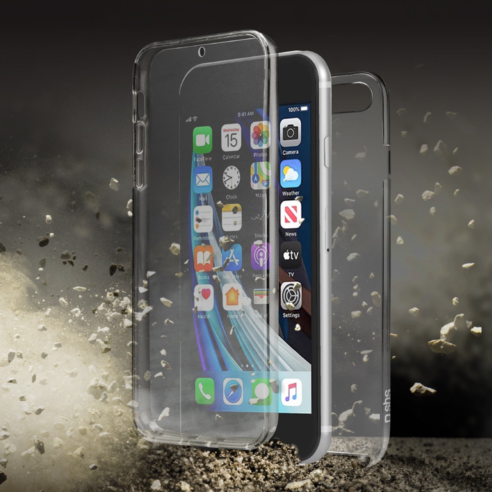 Coque Full Body 360° pour iPhone SE 2022/SE 2020/8/7 – Unbreakable Collection