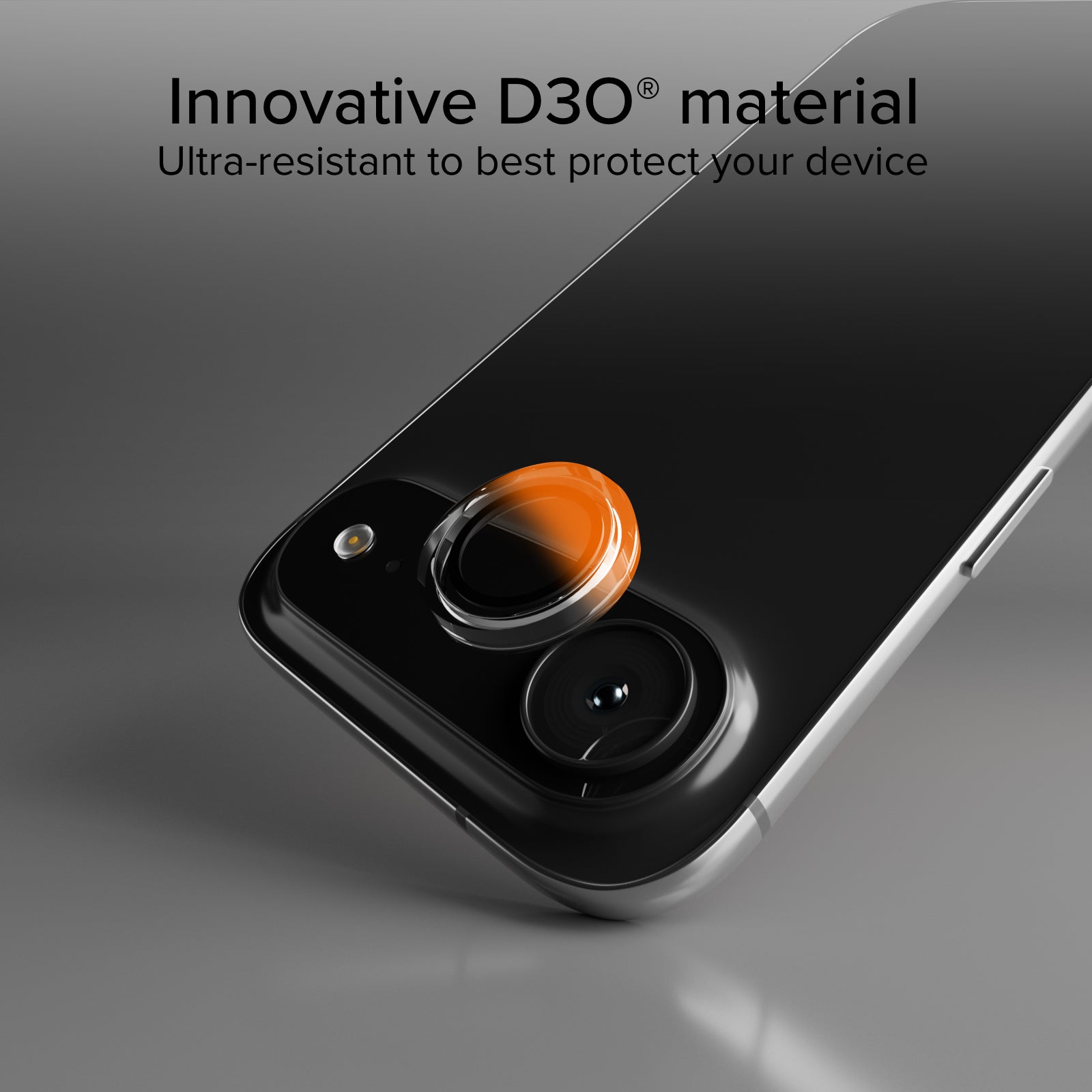 iPhone Air camera glass, with D3O material