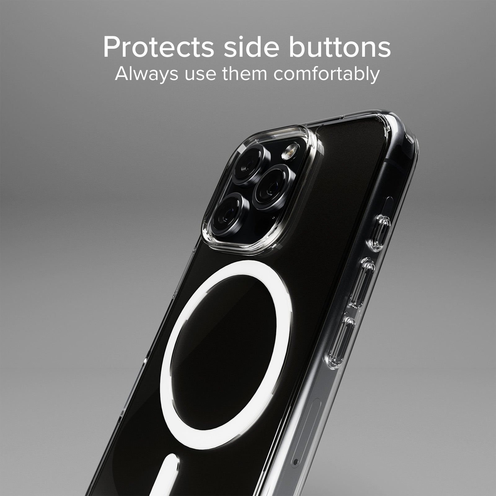 Extrem widerstandsfähiges Cover für iPhone 16 Pro mit D3O-Technologie