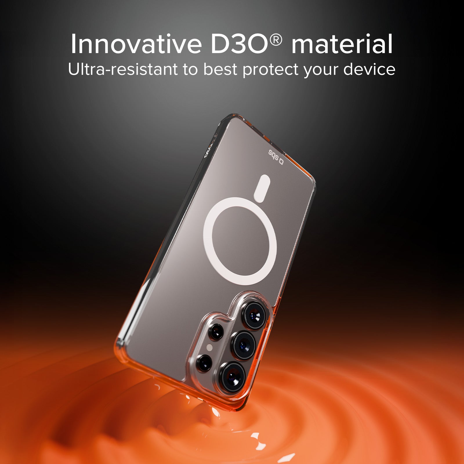 Extrem widerstandsfähiges Cover für Samsung S26 Ultra mit D3O-Technologie