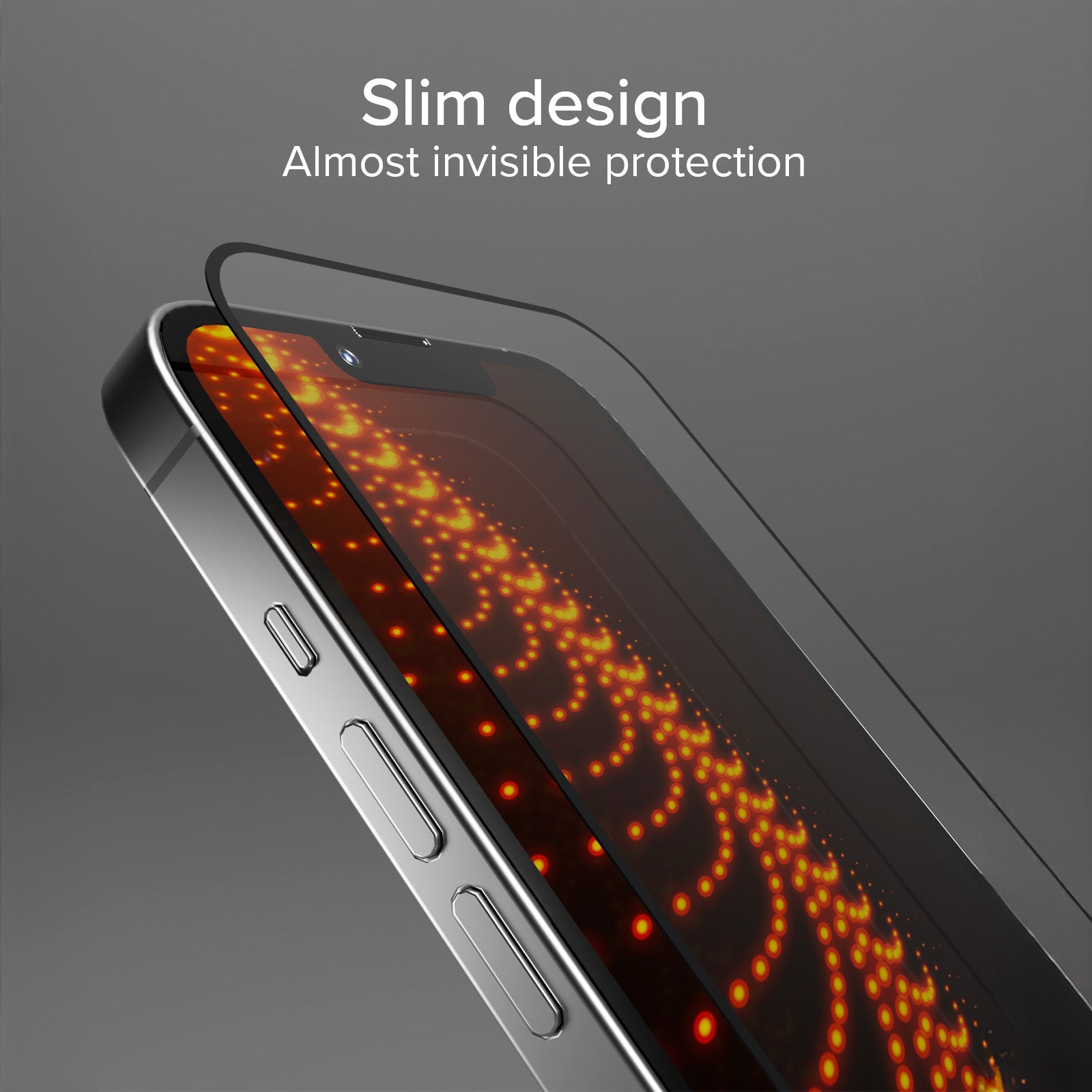 Vetrino ultraresistente per iPhone 16e/14/13/13 Pro con tecnologia D3O