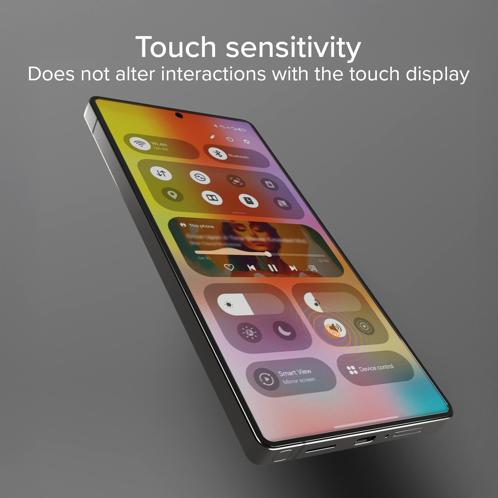 Extrem widerstandsfähiges Glas für Samsung Galaxy S25 Ultra mit D3O-Technologie