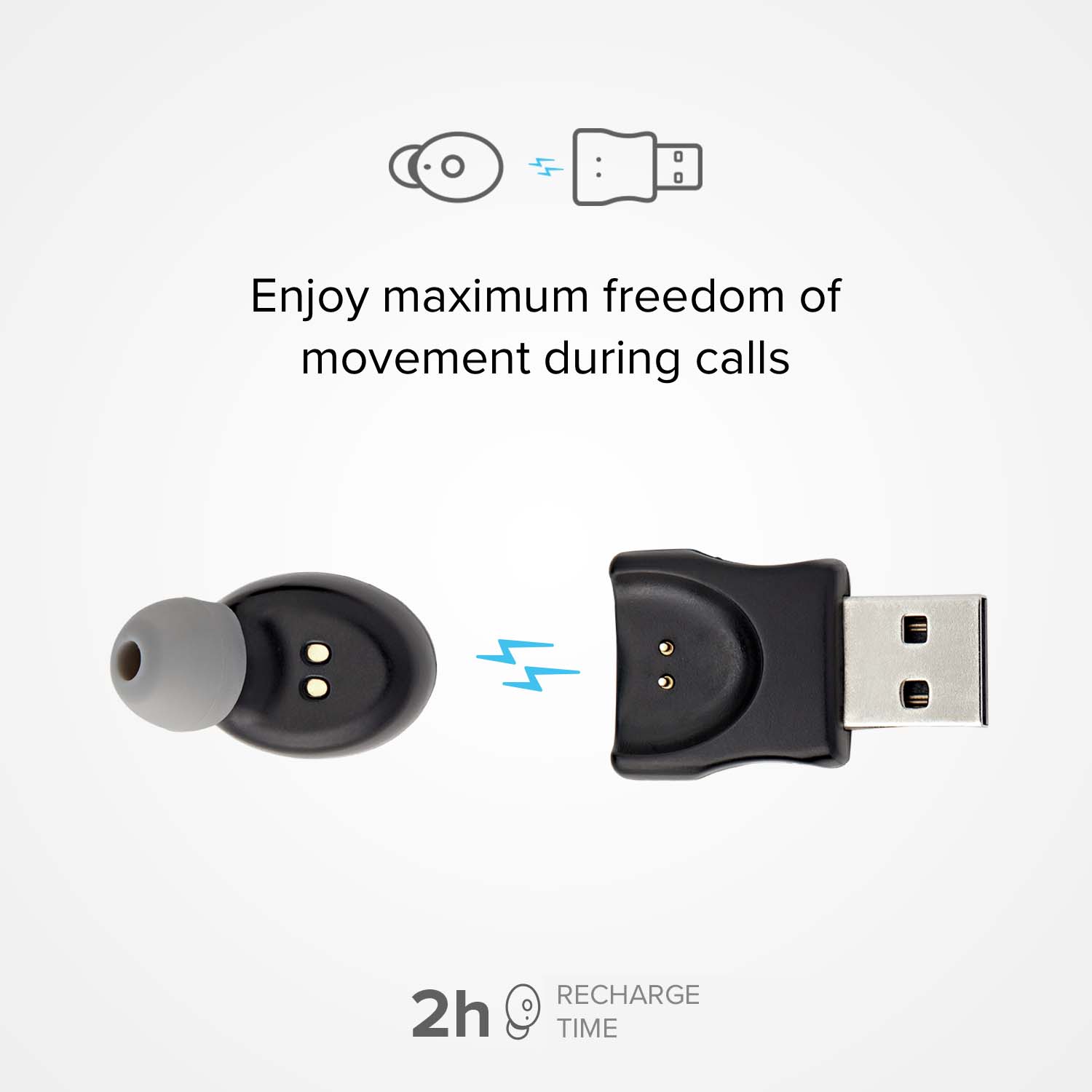 Auricular inalámbrico mono BT290