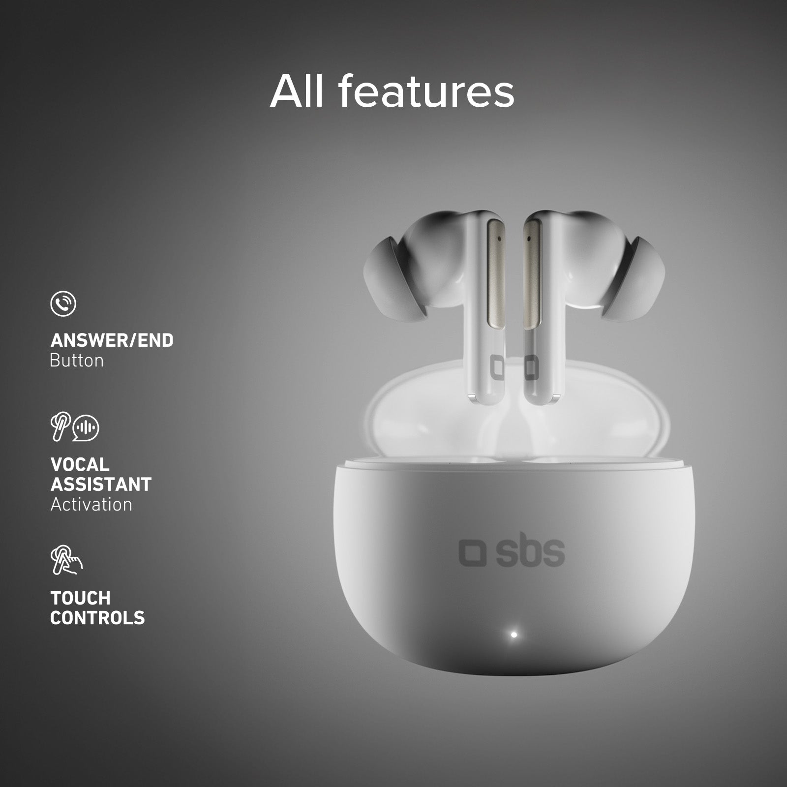 AI TWS Earphones with app, translation, summaries and 28 hour battery life